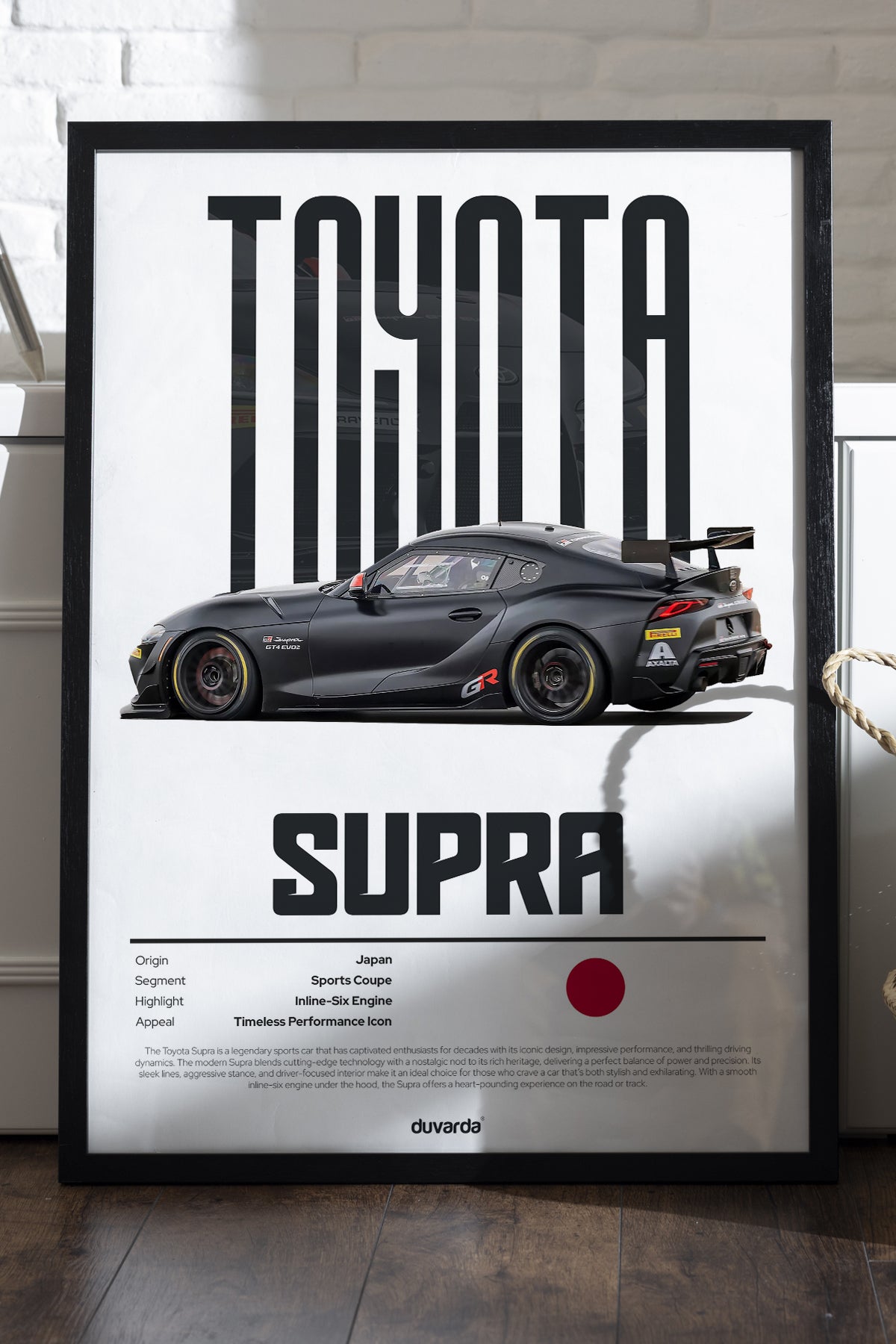 Toyota Supra Araba - tablo