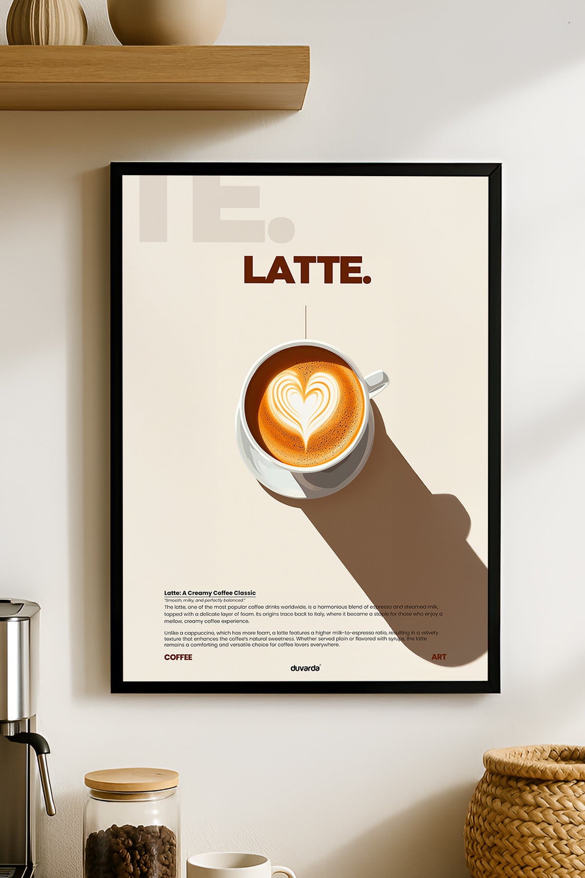 Latte Kahve - tablo