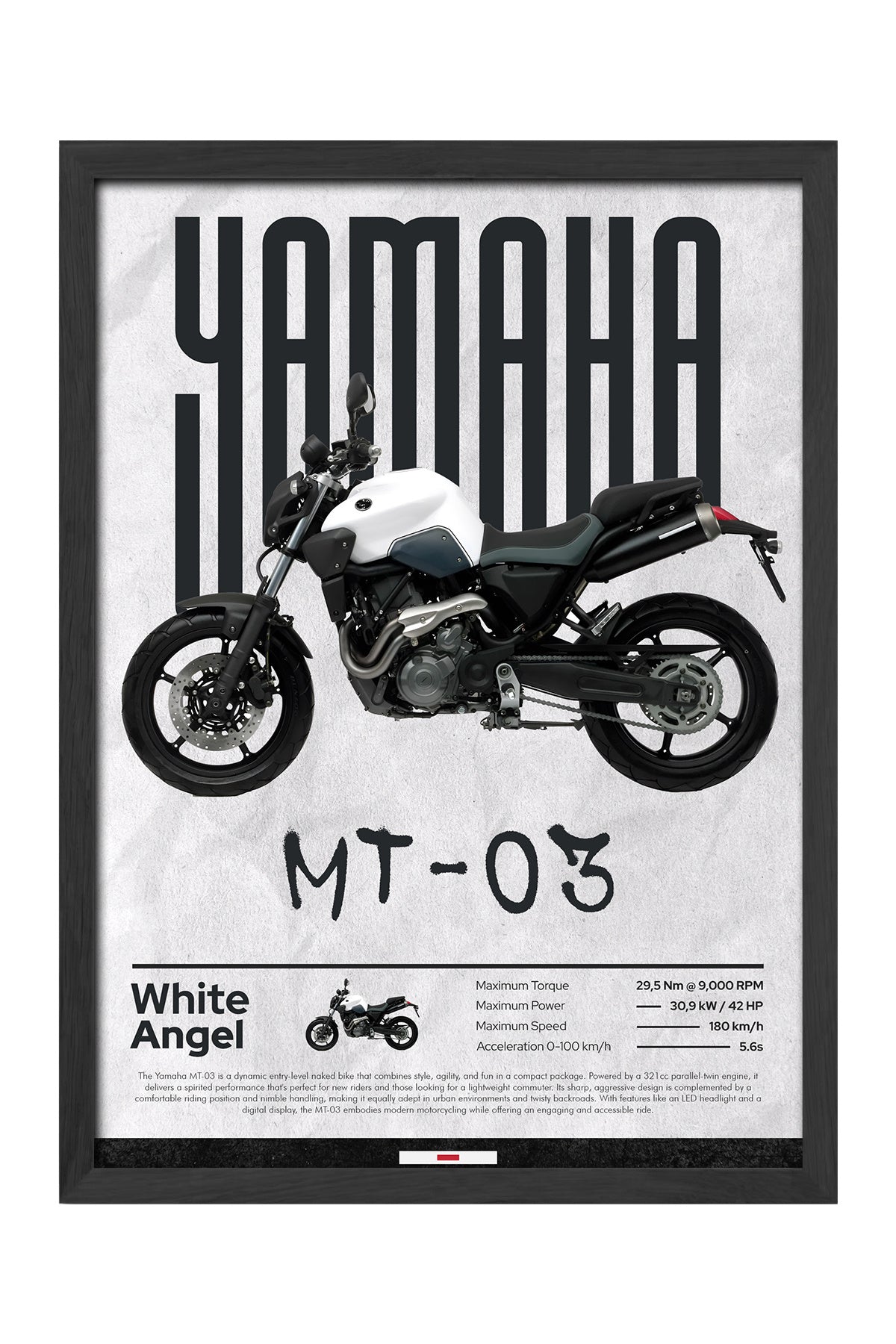 Yamaha MT-03 Beyaz