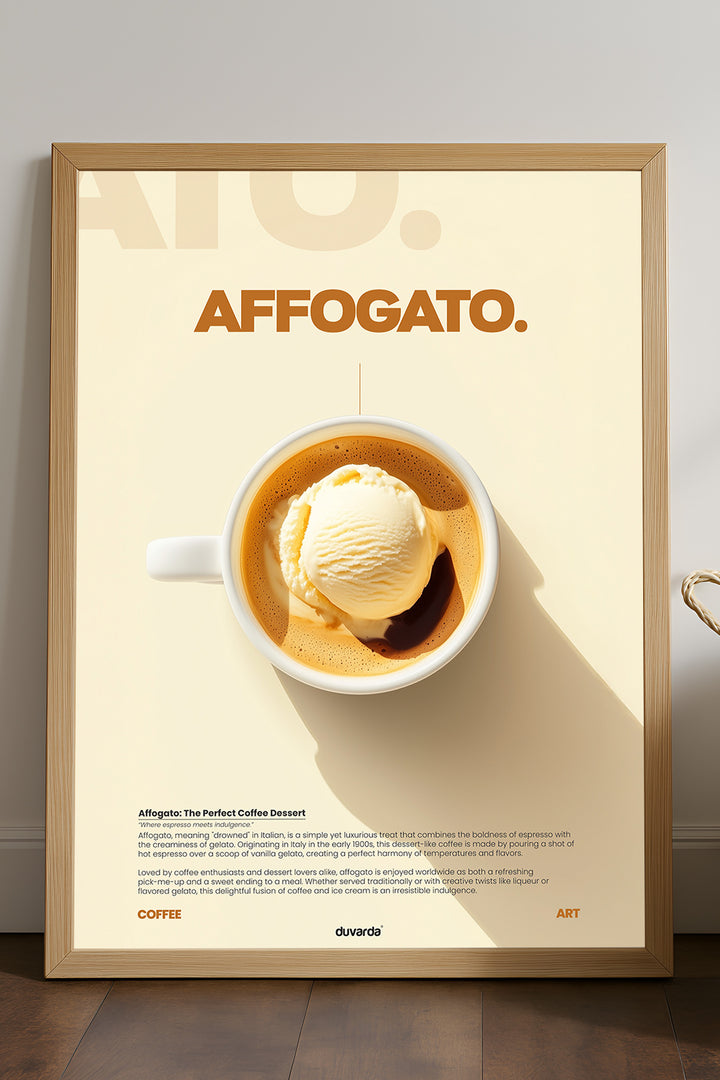 Affogato Kahve - tablo