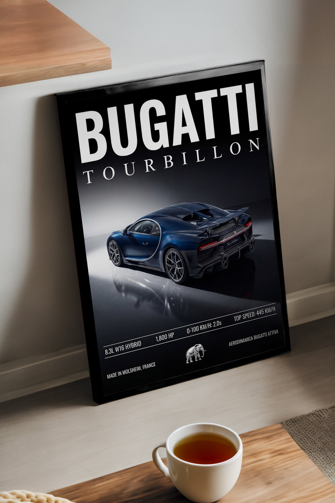Bugatti Tourbillon - tablo