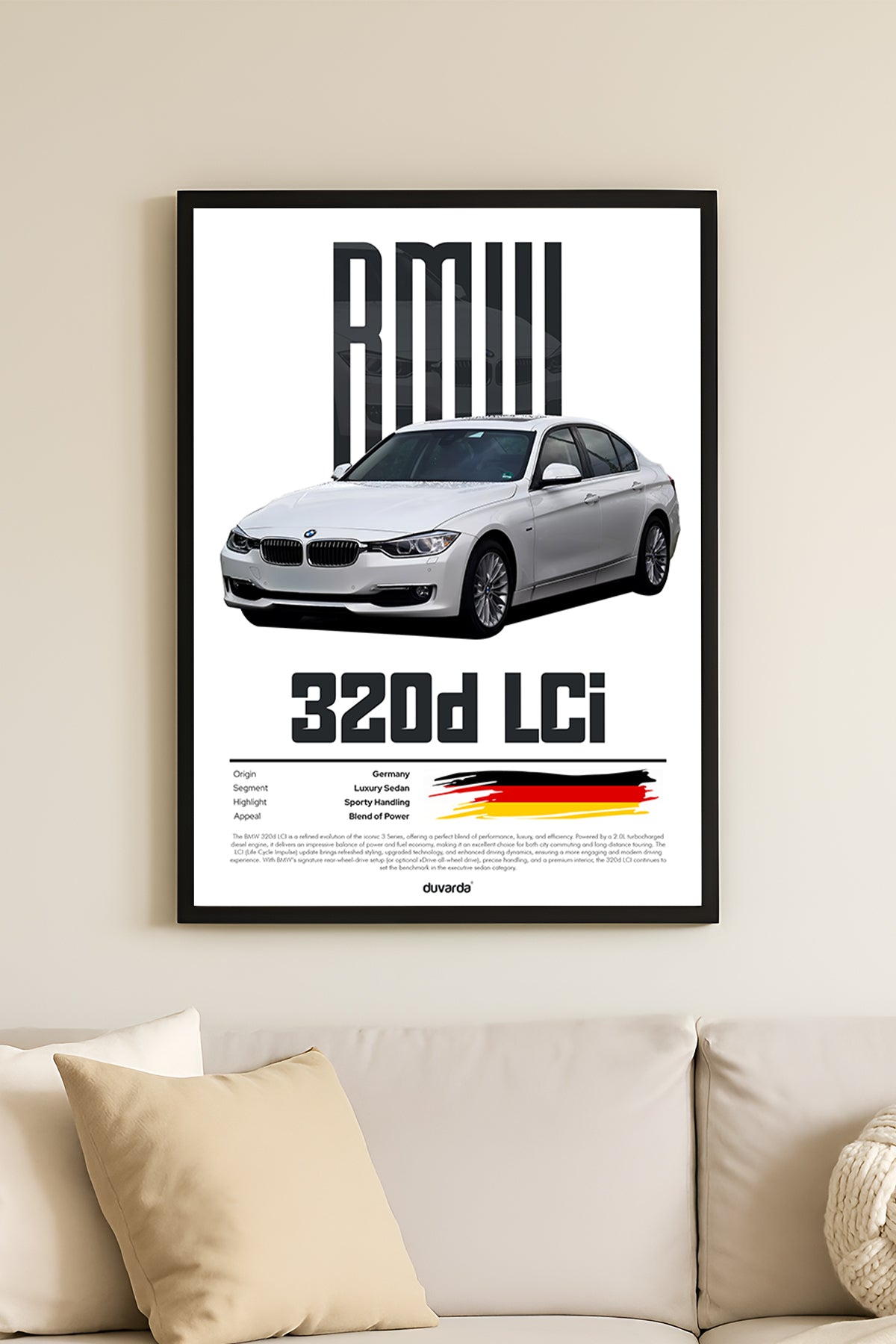 Bmw 3.20d Lci Araba - tablo