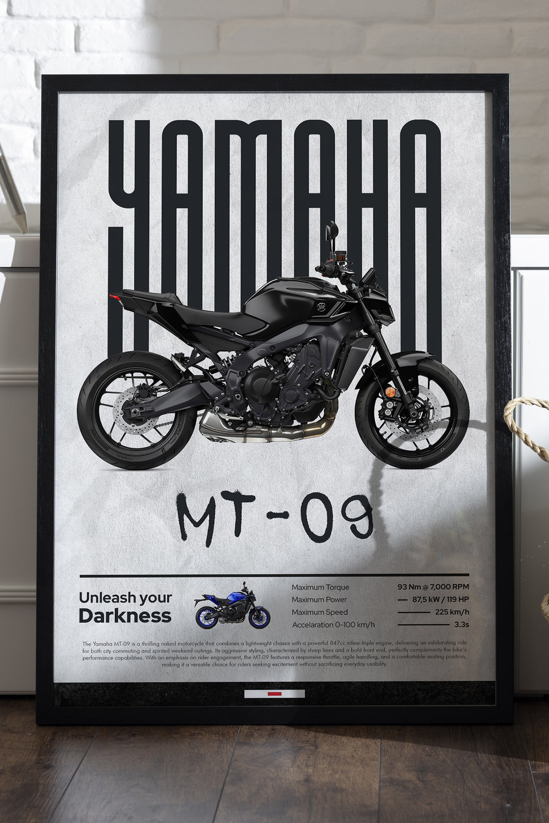 MT-09 - tablo