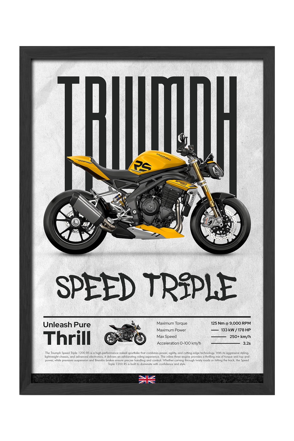 Truimph Speed Triple - tablo