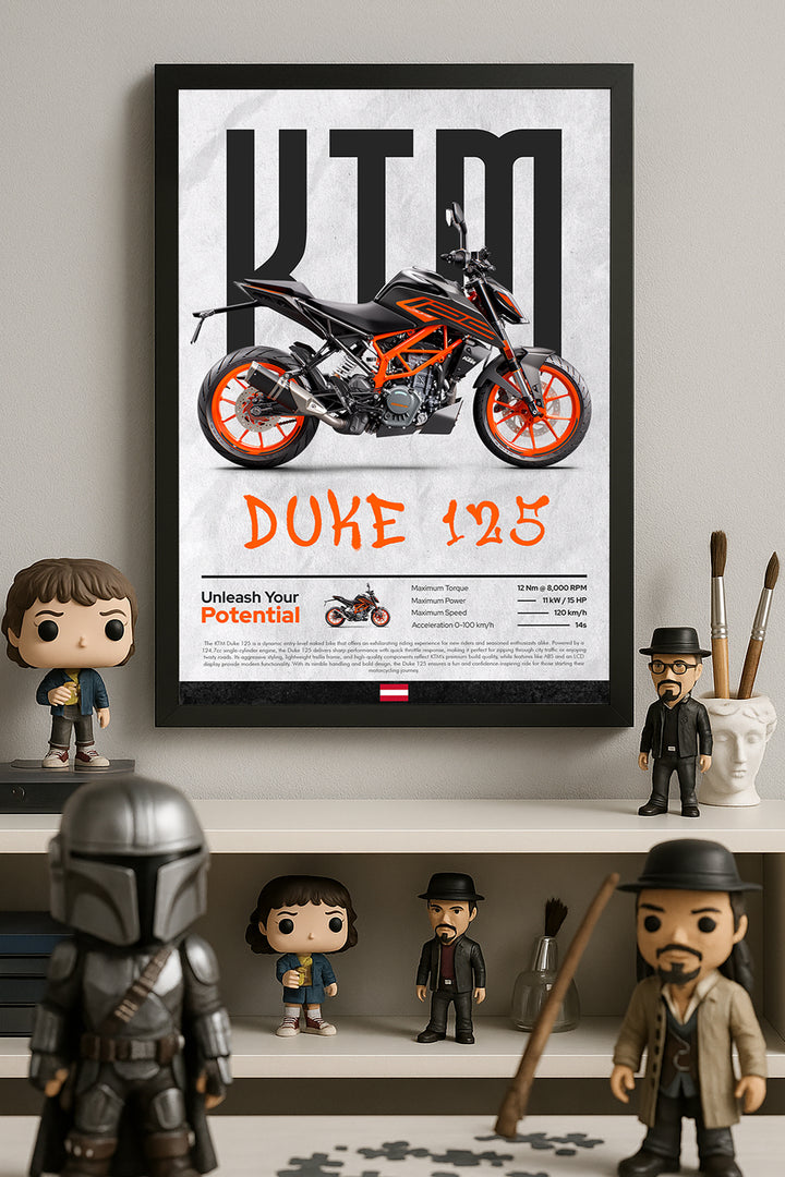 KTM Duke 125 Siyah