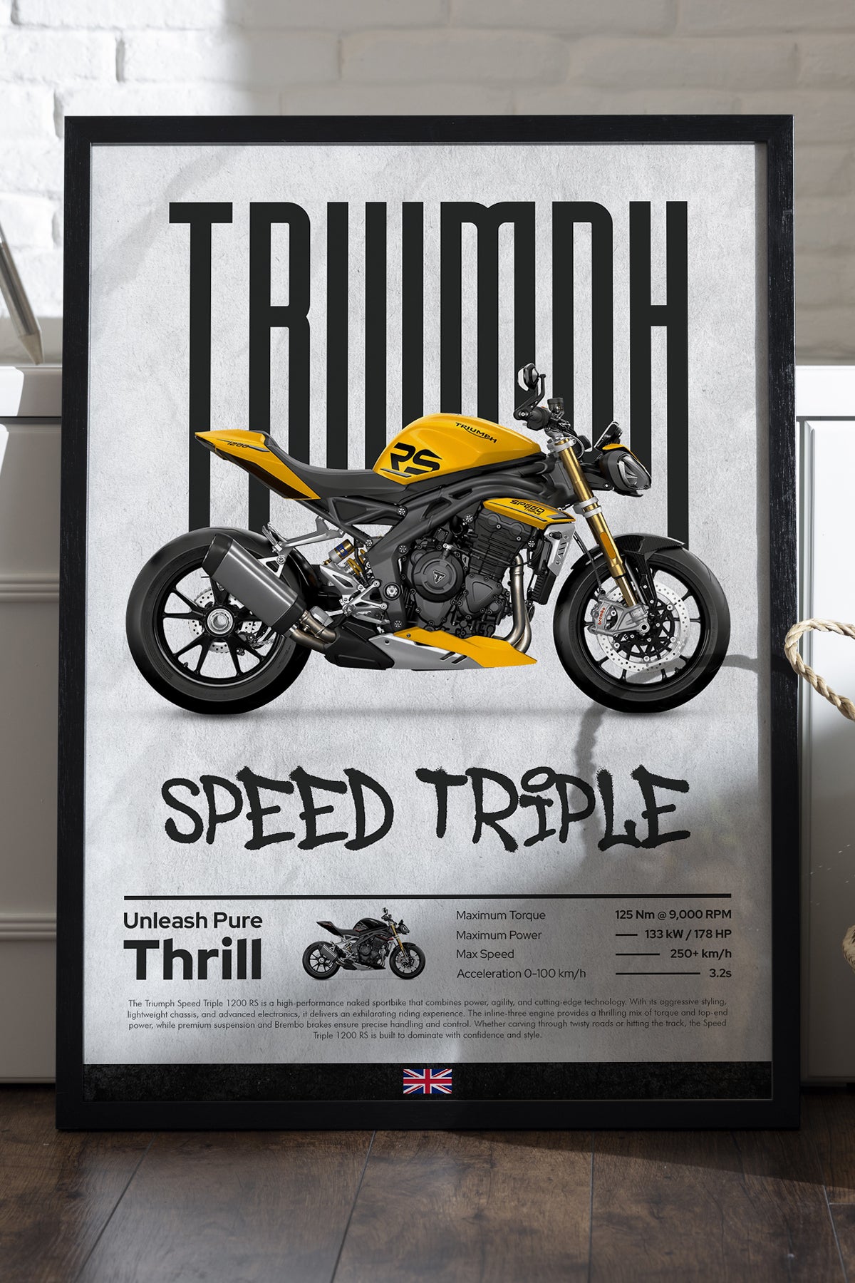 Truimph Speed Triple - tablo