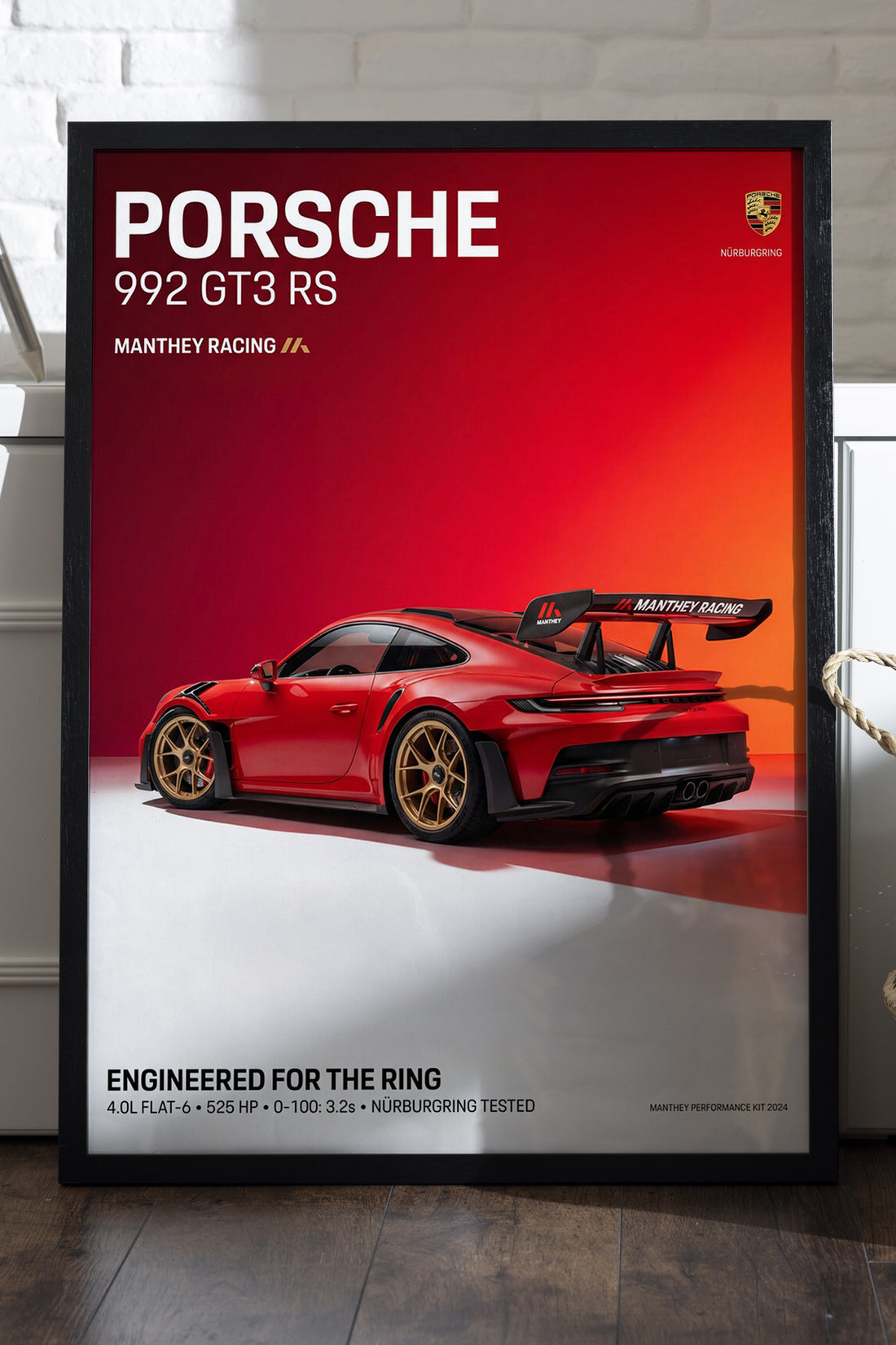 Porsche 992 GT3 RS - tablo