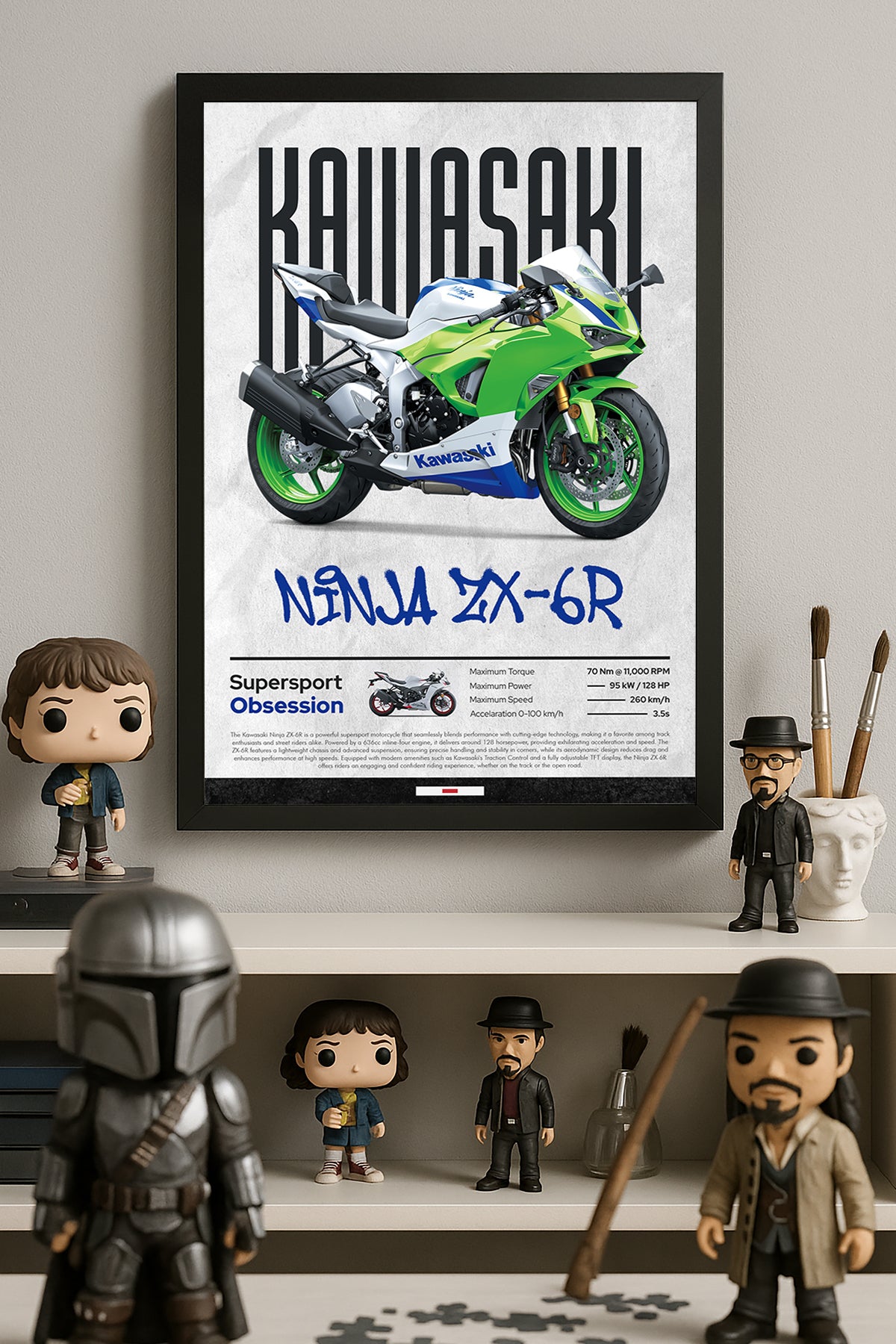 Kawasaki Ninja ZX-6 R - tablo