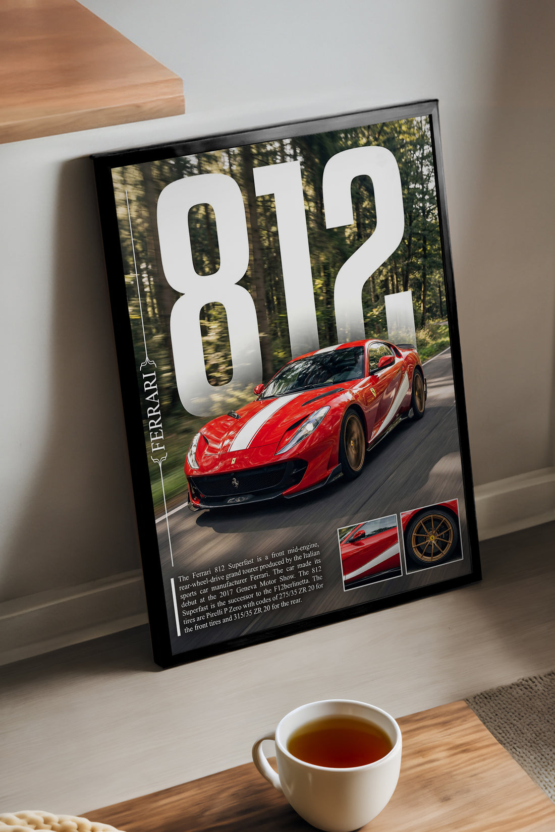 Ferrari 821 Competizione - tablo