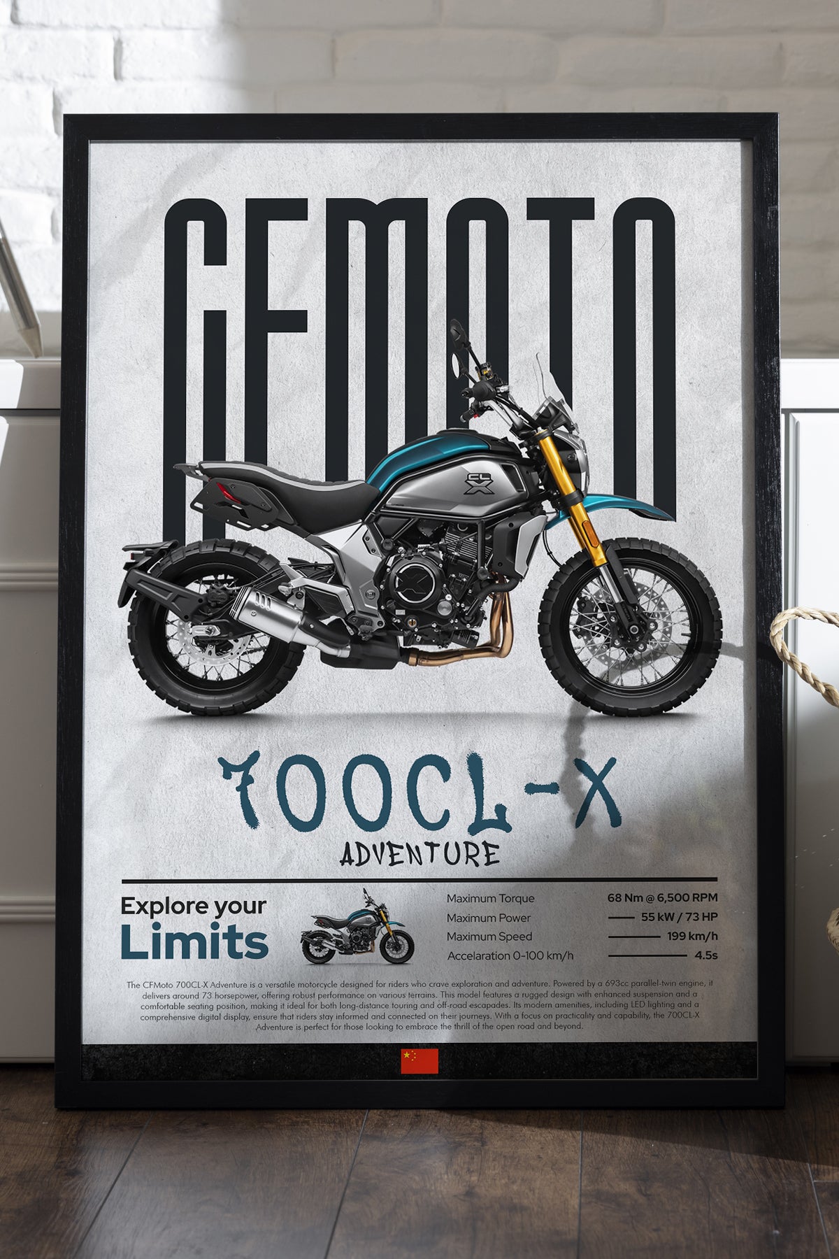 CFMOTO 700 CL-X Adventure - tablo