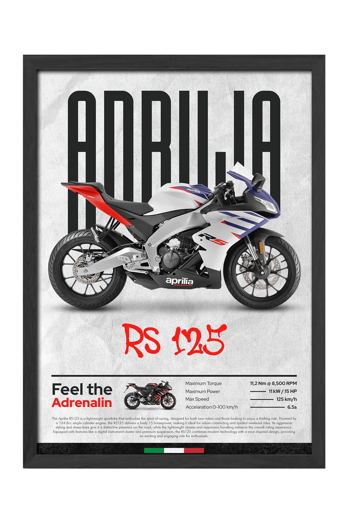 Aprilia RS 125 Beyaz
