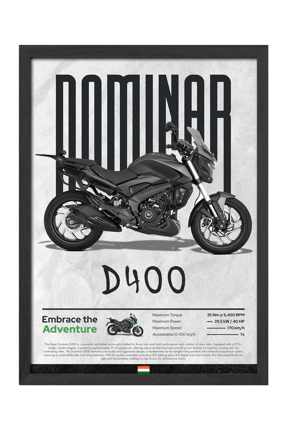 Bajaj Dominar 400 Siyah