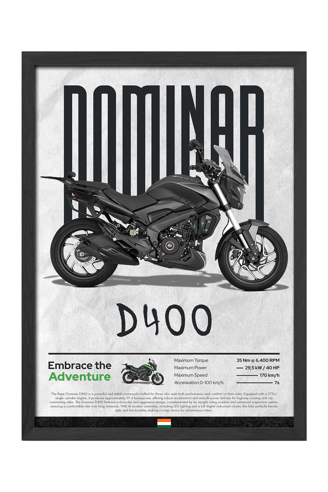 Bajaj Dominar 400 Siyah