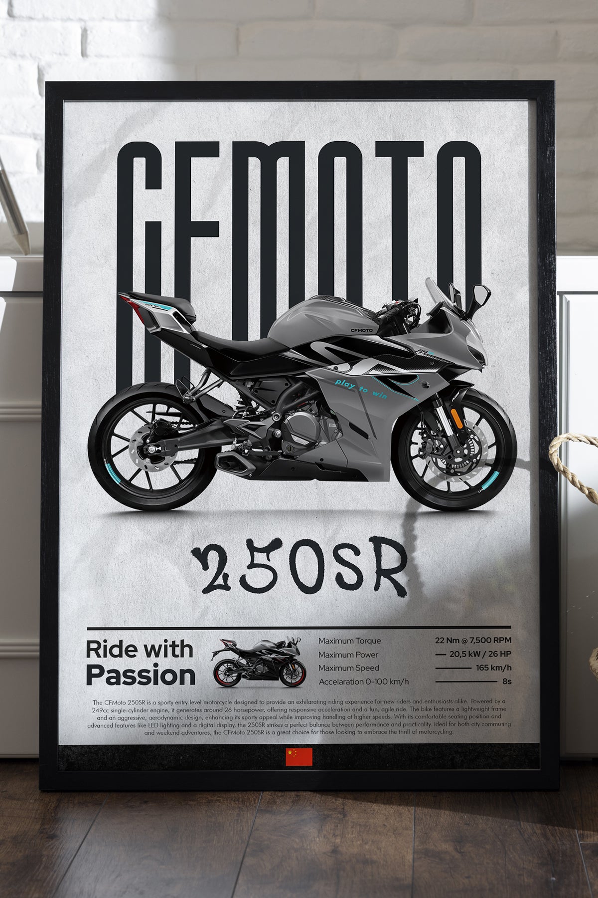 CFMOTO 250 SR Gri