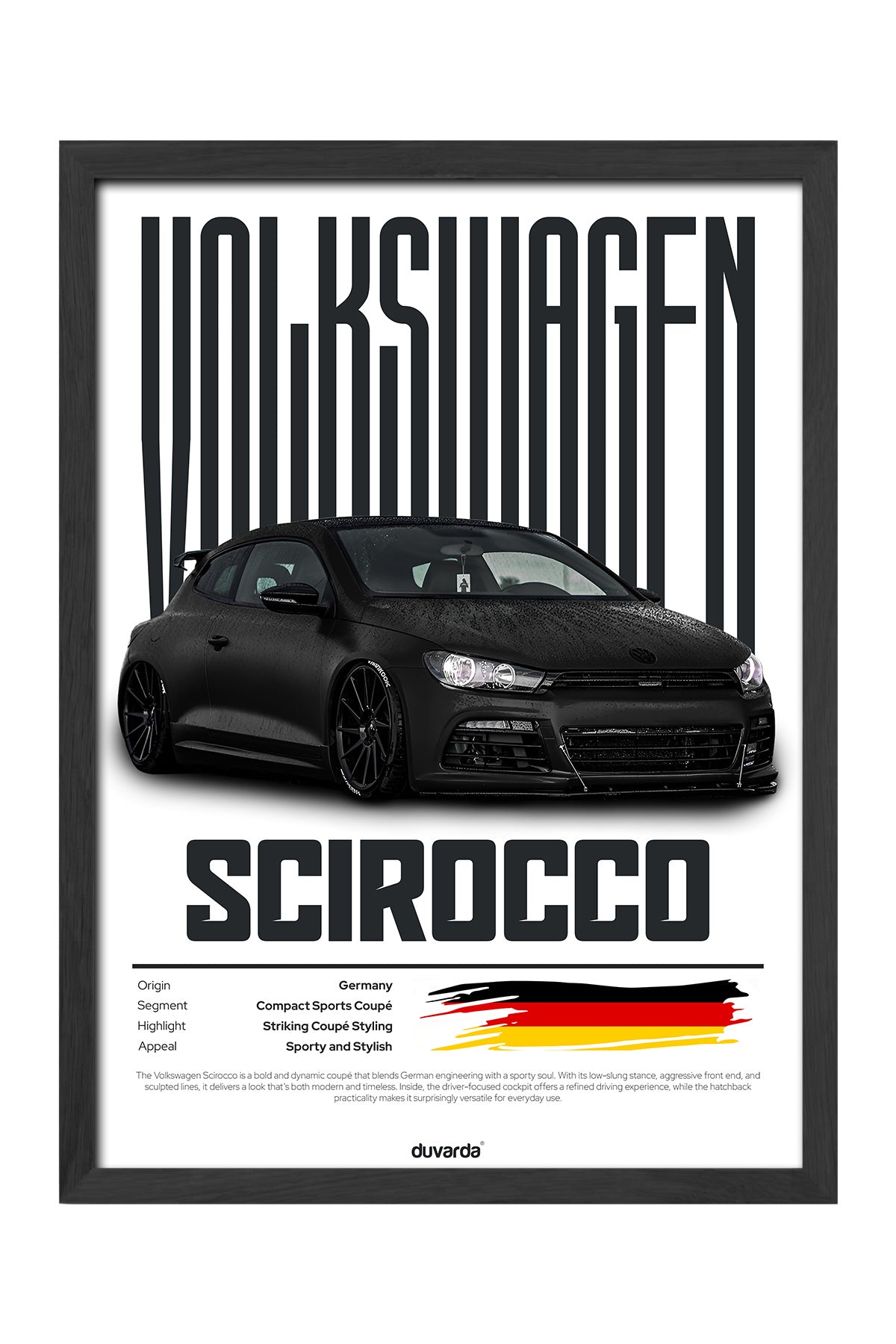 Volkswagen Scirocco - tablo