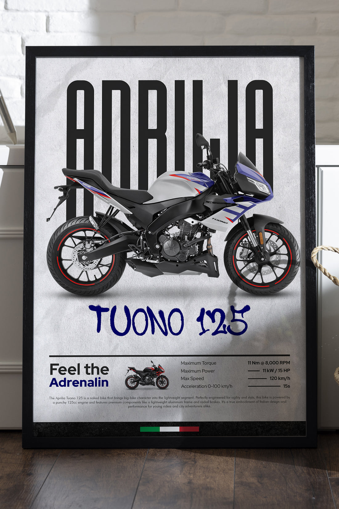 Aprilia Tuono 125 Beyaz