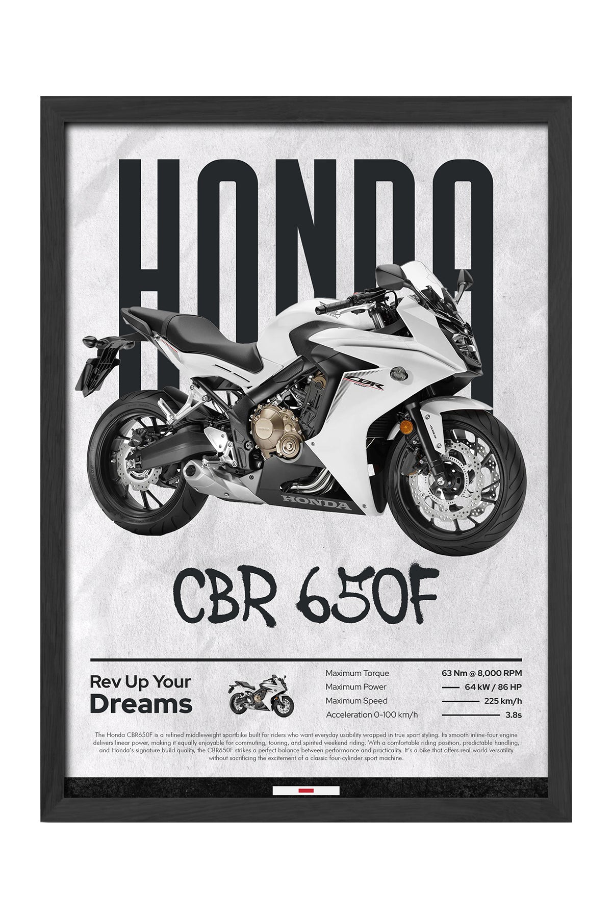 Honda CBR 650F Beyaz