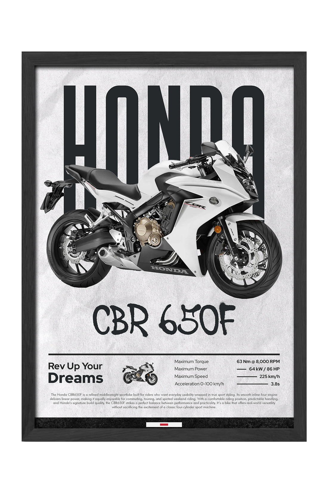 Honda CBR 650F Beyaz