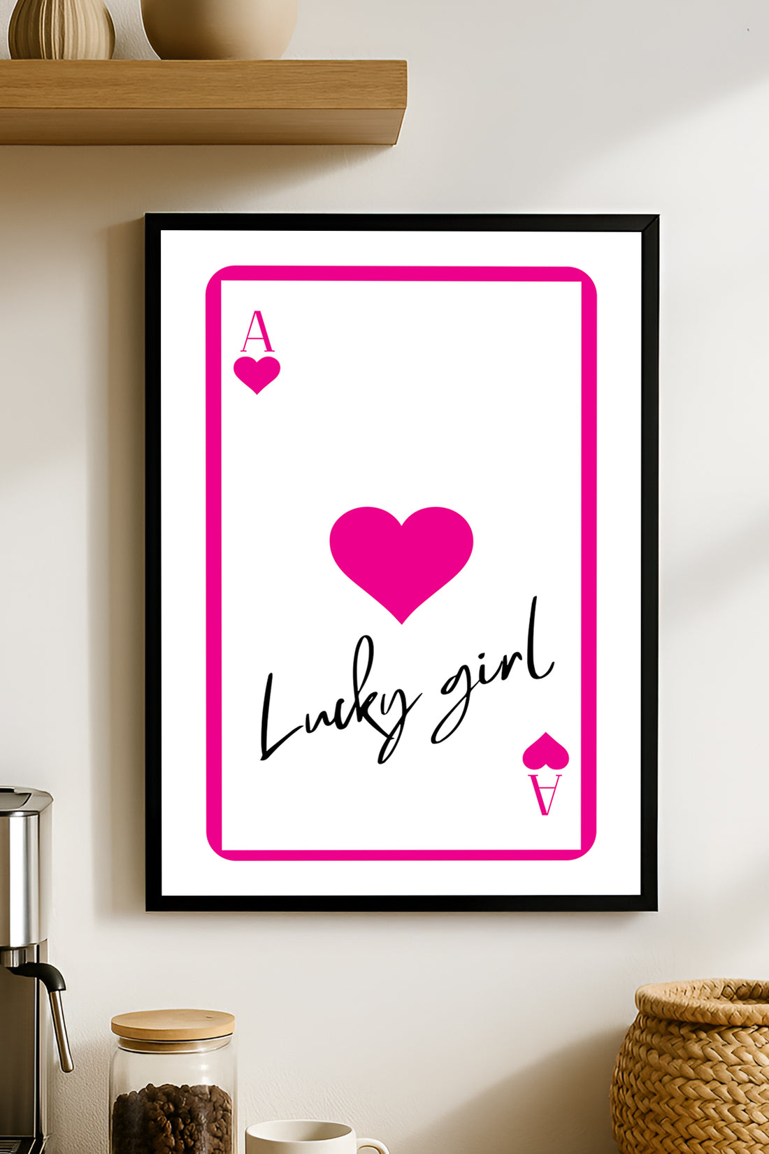 Lucky Girl Oyun Kartı - tablo