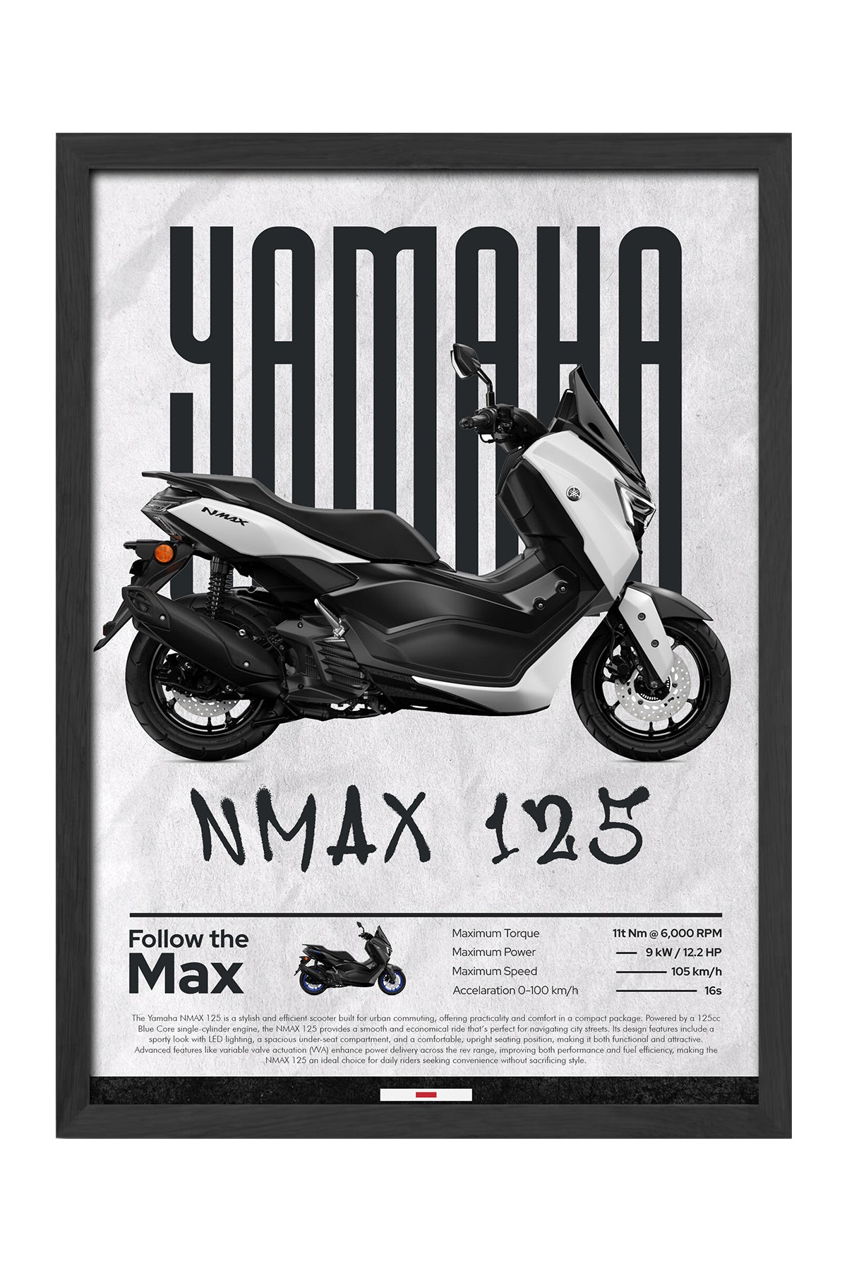 Yamaha NMAX 125 - tablo