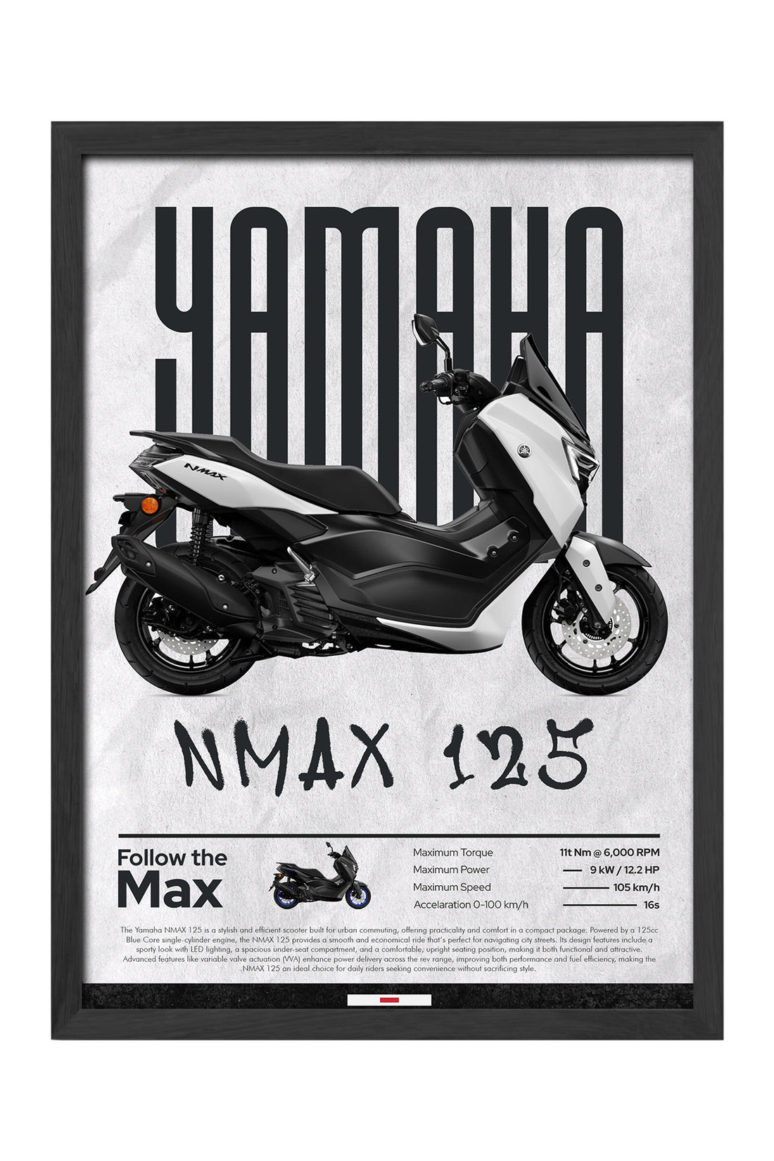 Yamaha NMAX 125 - tablo