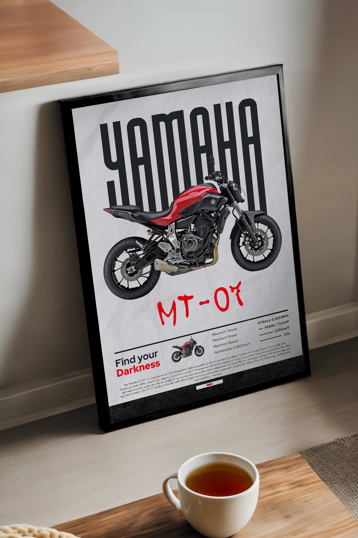Yamaha MT-07 - tablo
