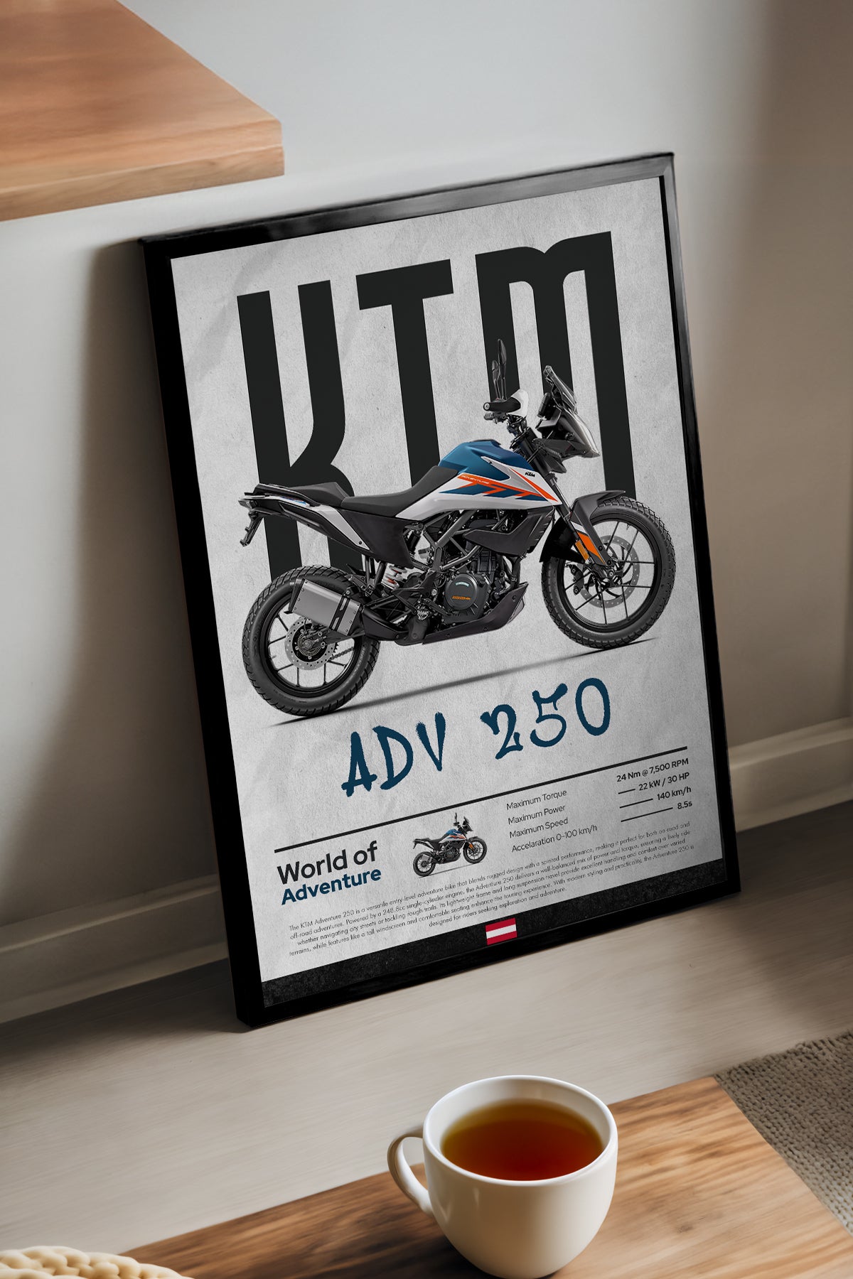 KTM ADV 250 - tablo