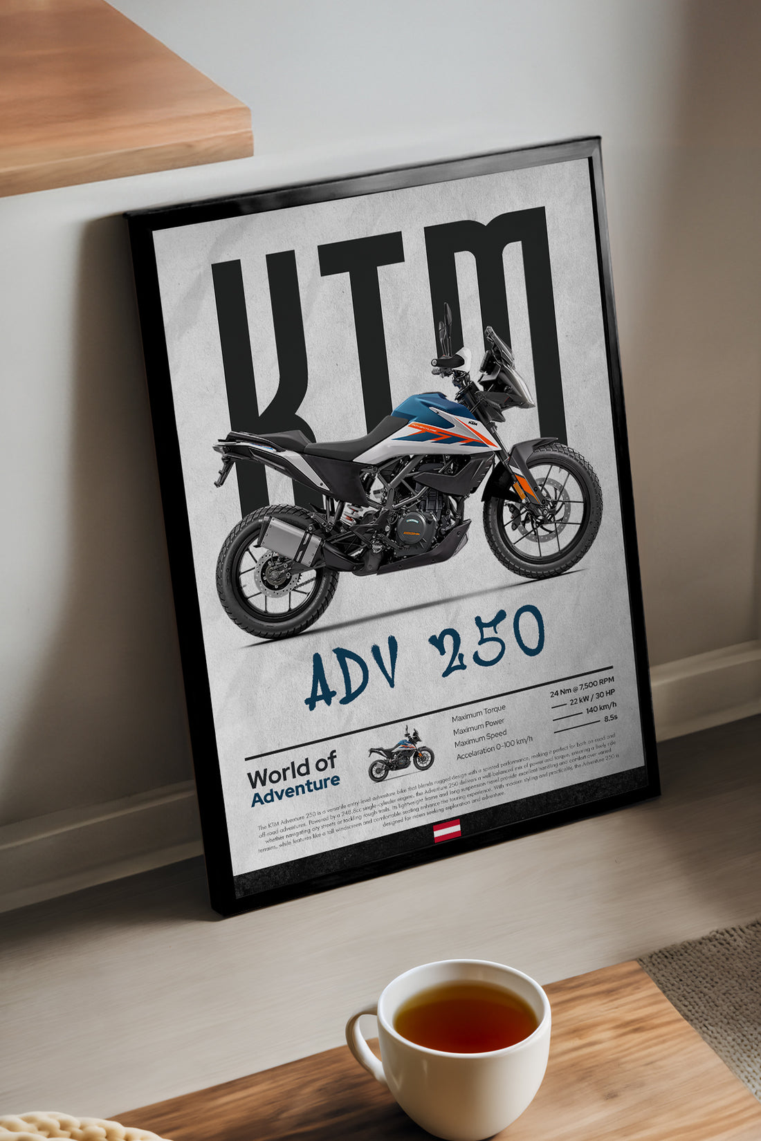 KTM ADV 250 - tablo