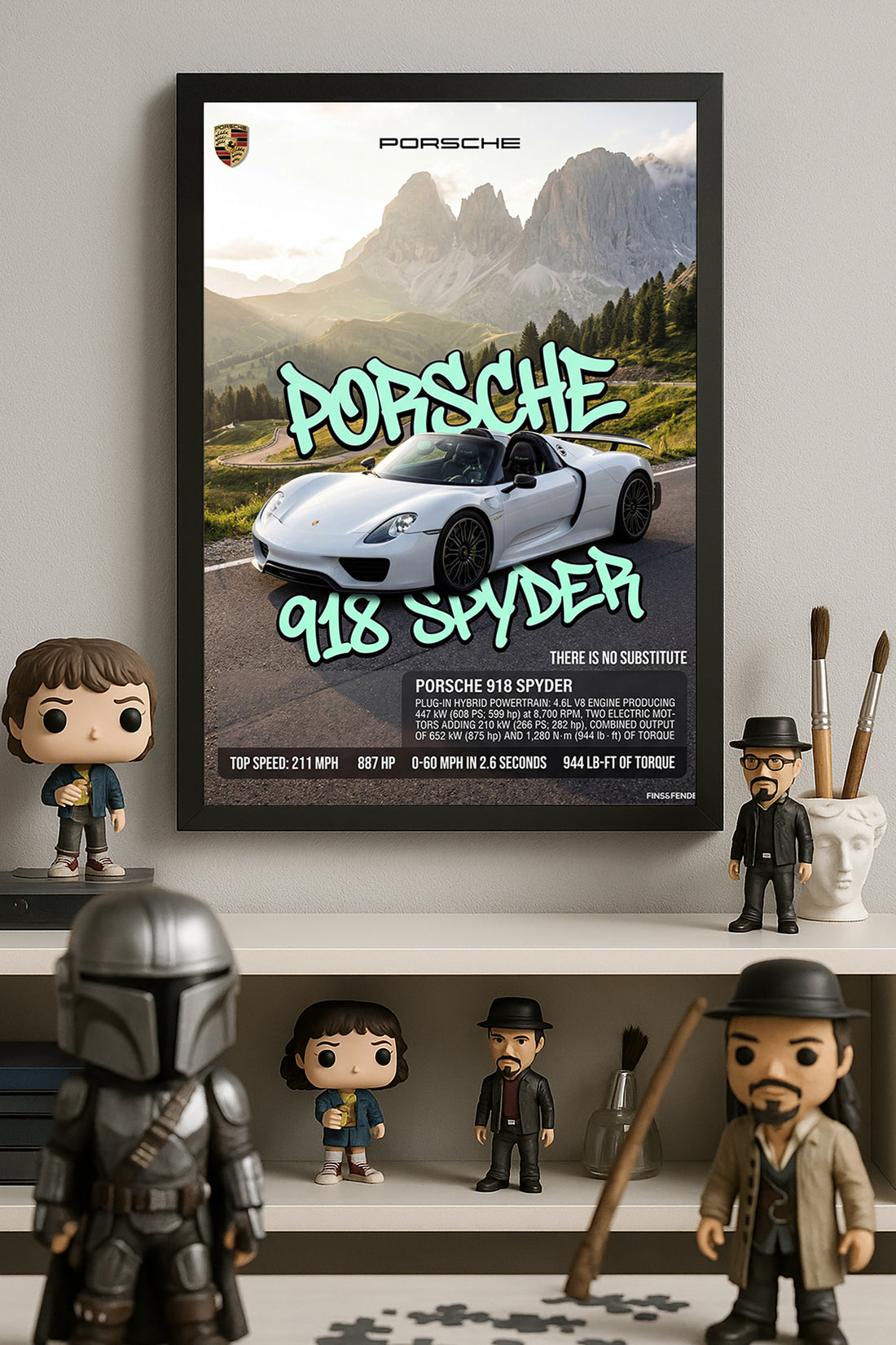 Porsche 918 Spyder - tablo