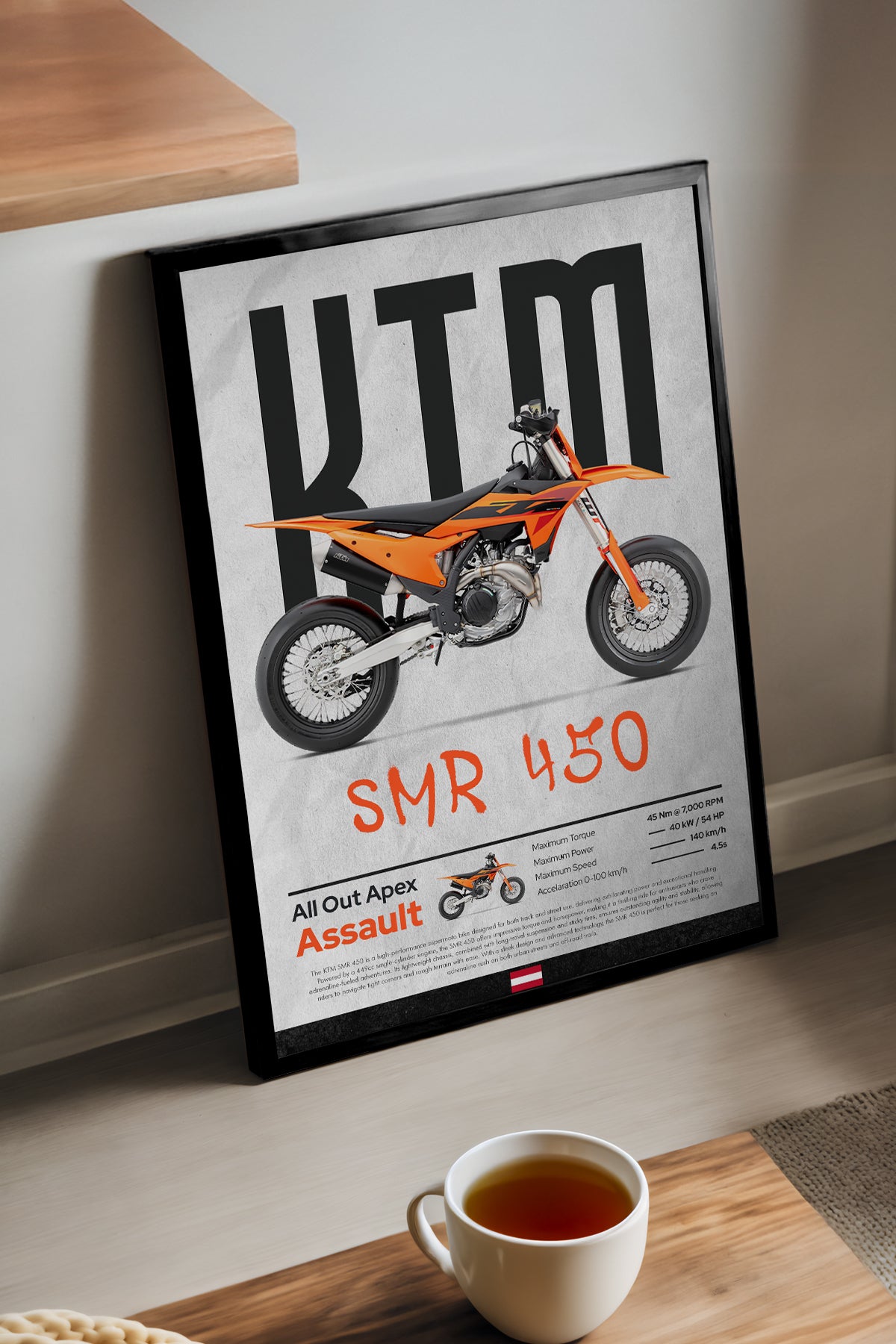 KTM SMR 450 - tablo
