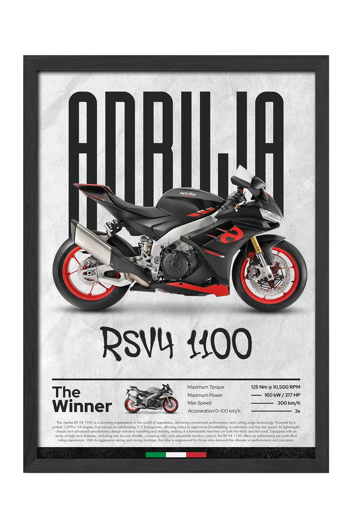 Aprilia RS V4 1100 Siyah