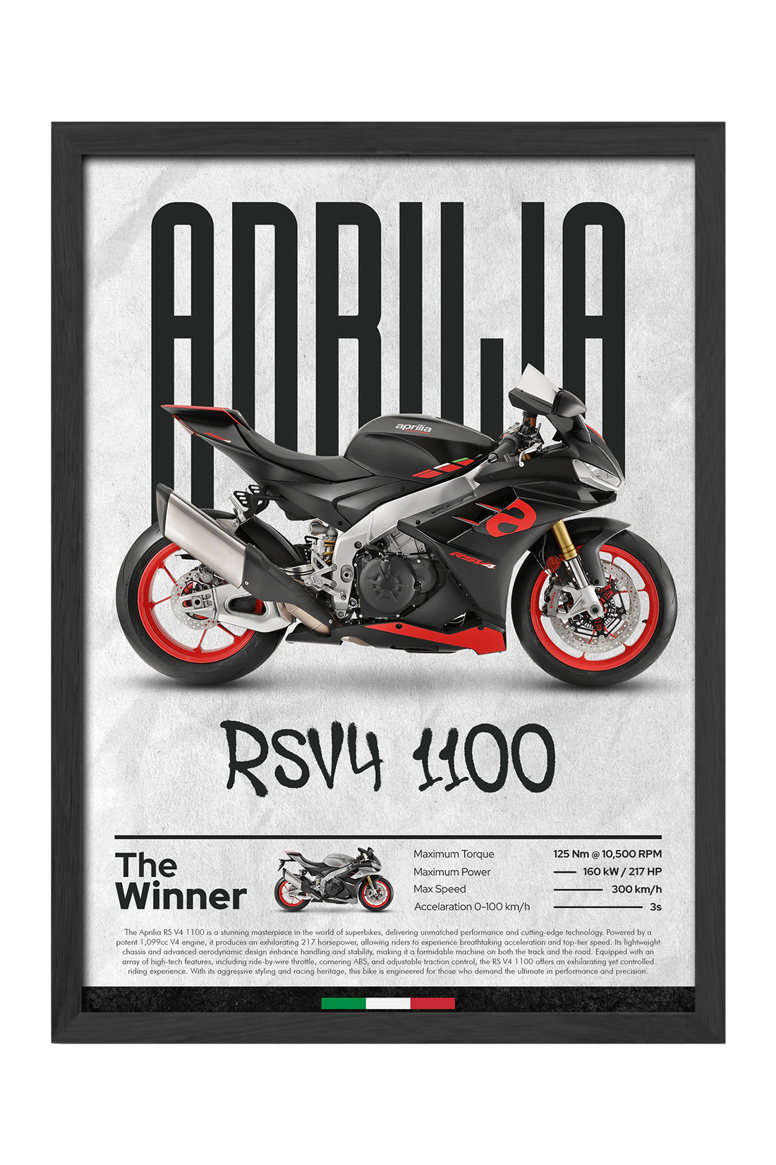 Aprilia RS V4 1100 Siyah