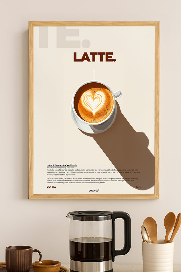 Latte Kahve - tablo