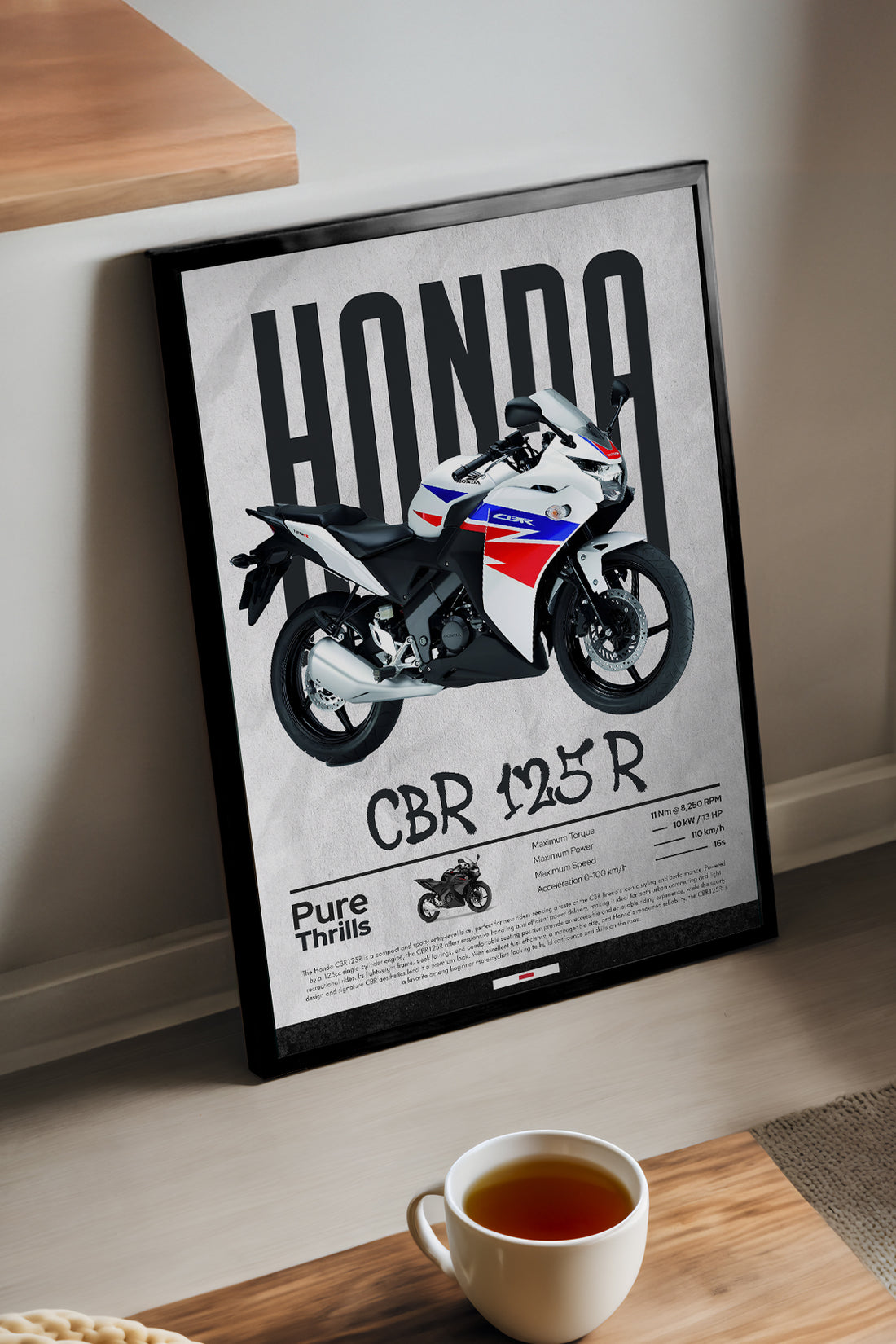 Honda CBR 125R - tablo