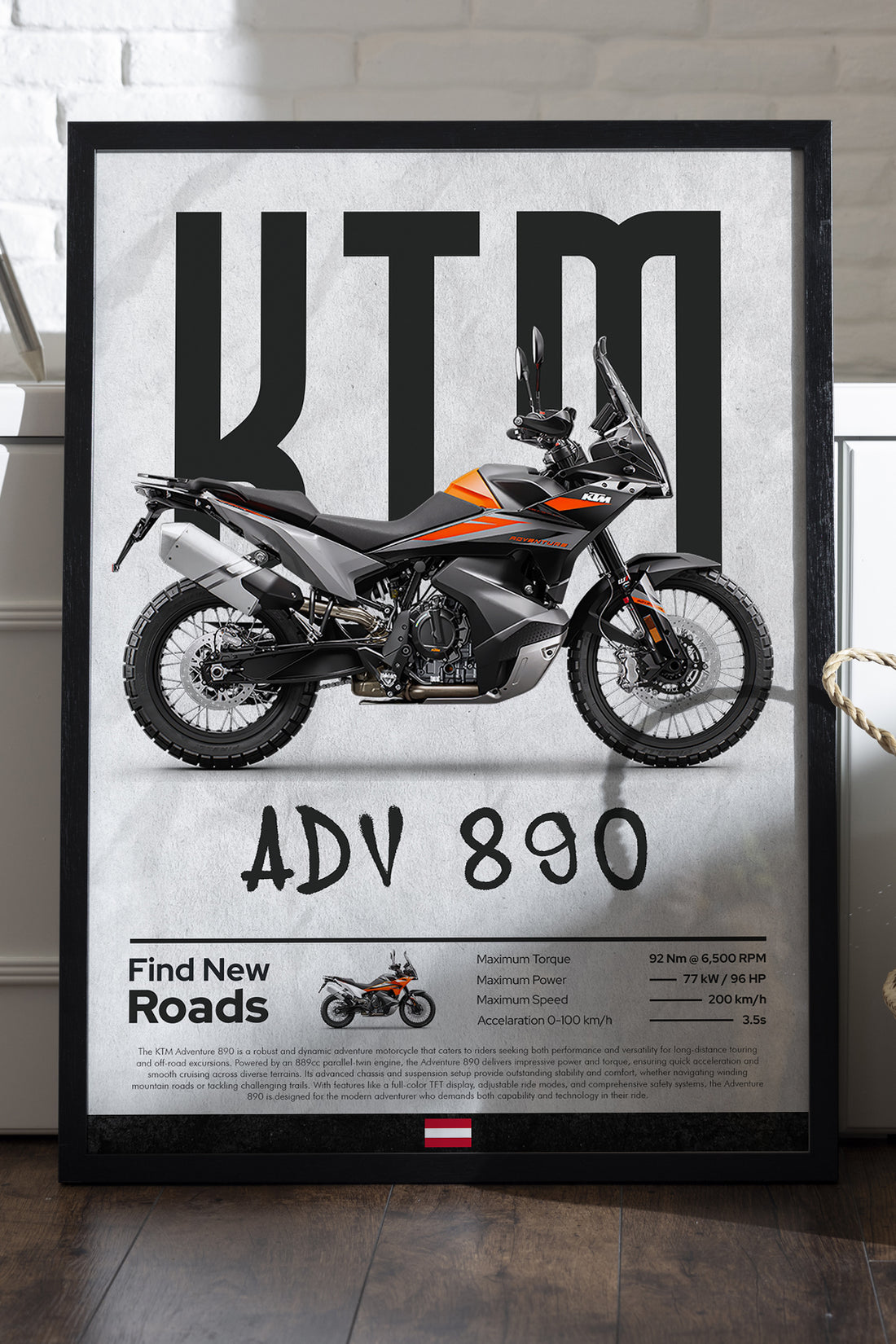 KTM ADV 890 Gri