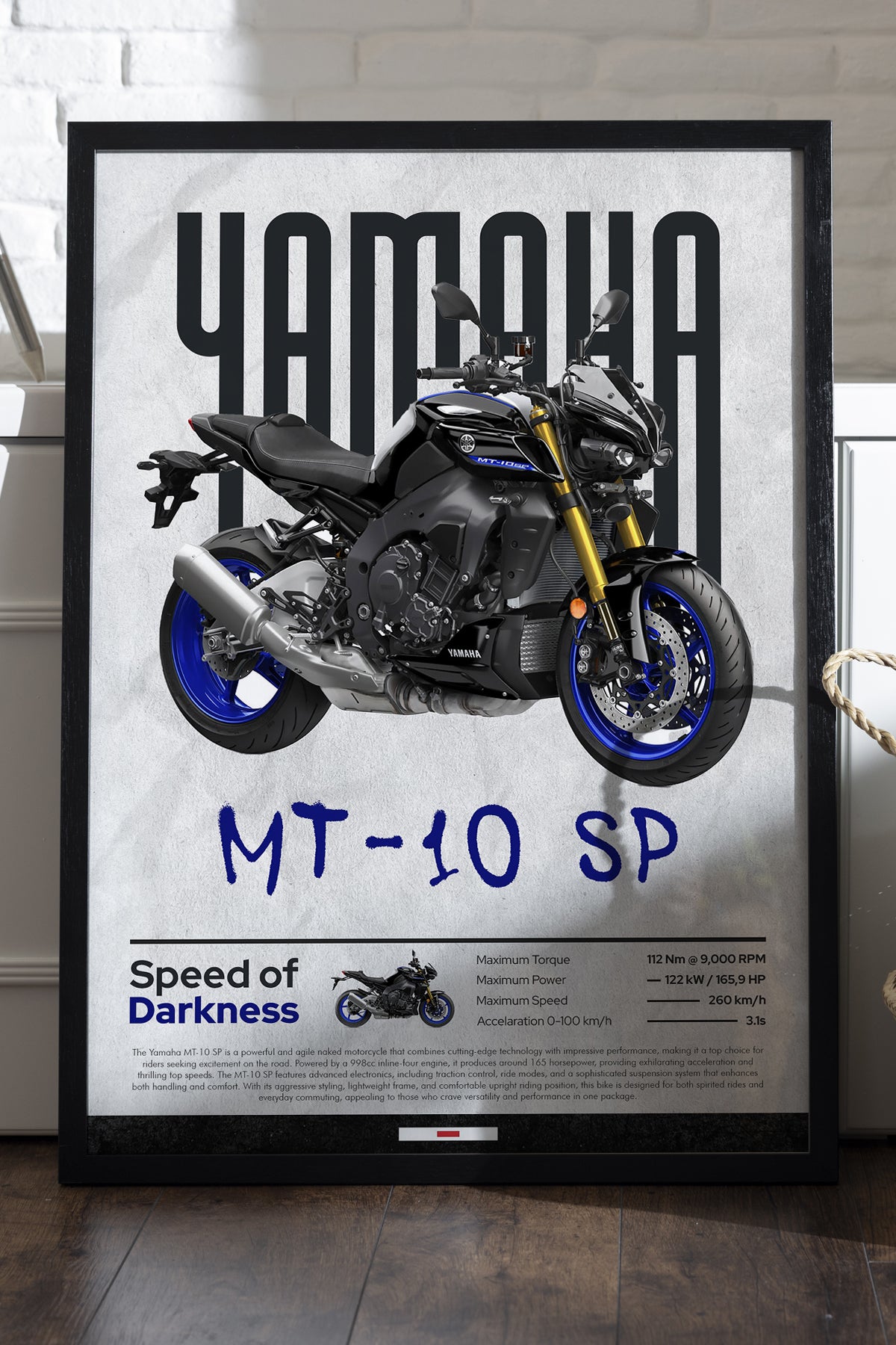 Yamaha MT-10 SP - tablo