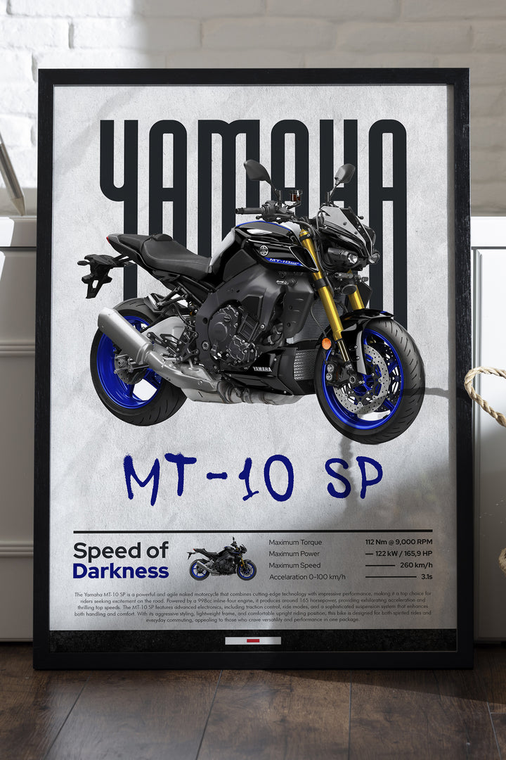 Yamaha MT-10 SP - tablo