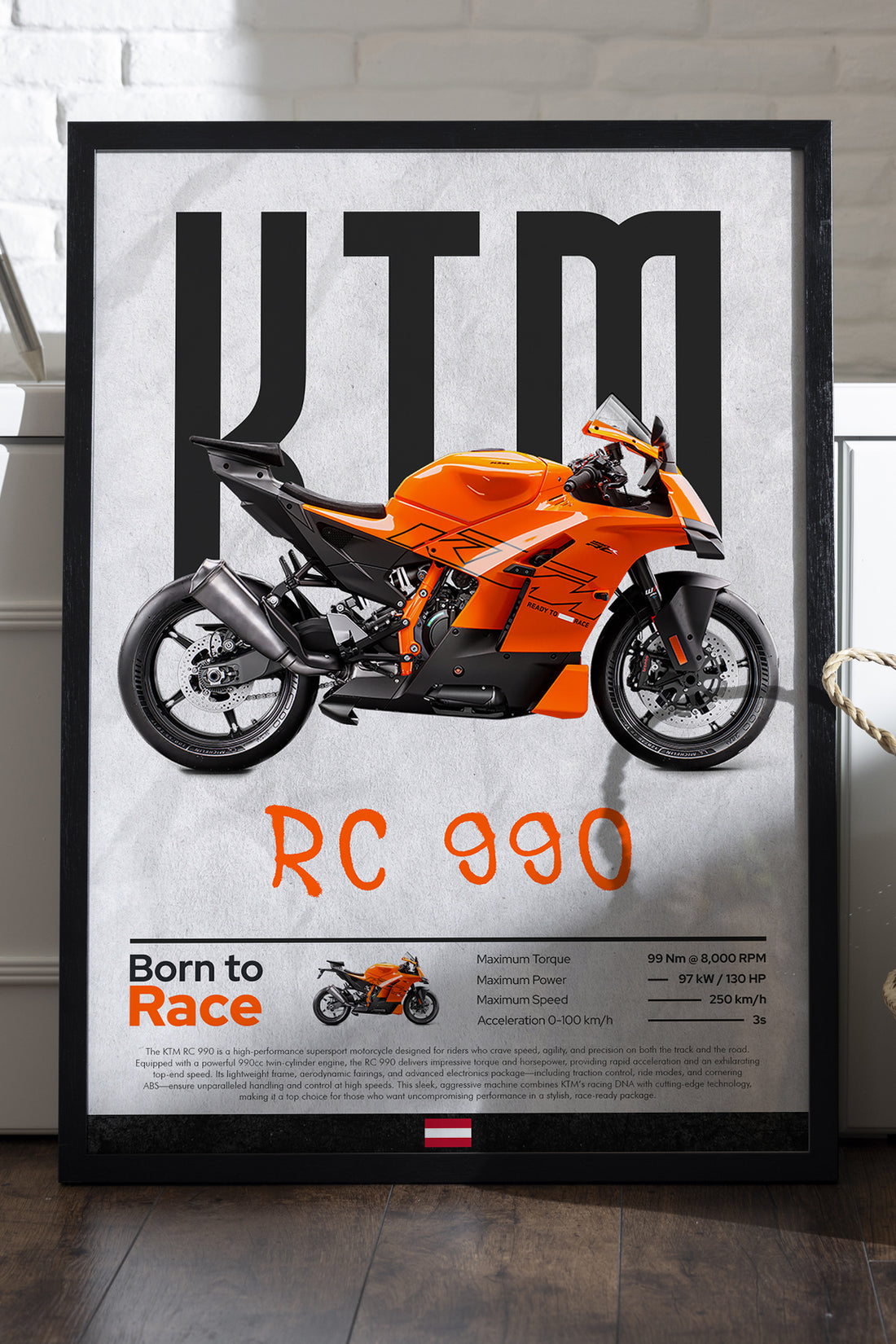 KTM RC 990 - tablo