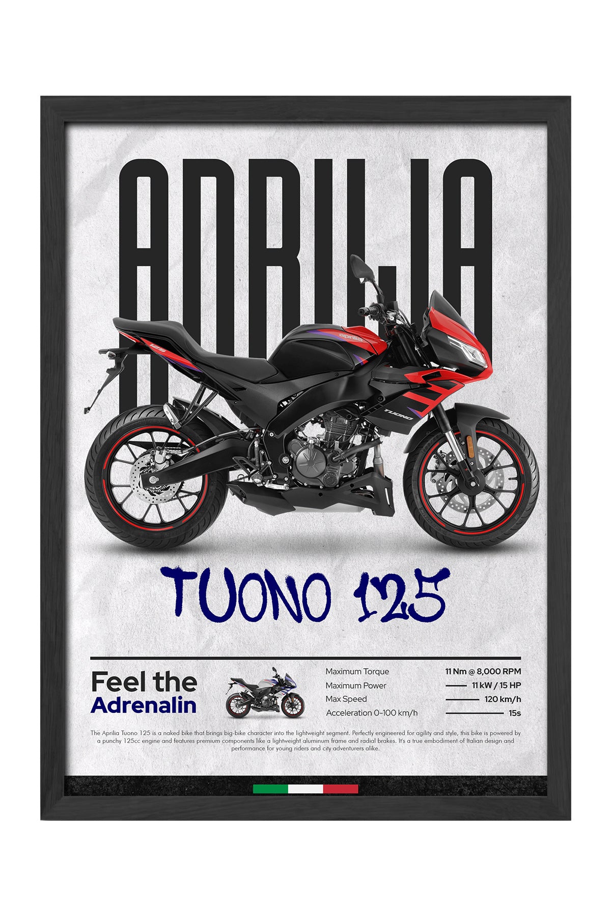 Aprilia Tuono 125 Siyah