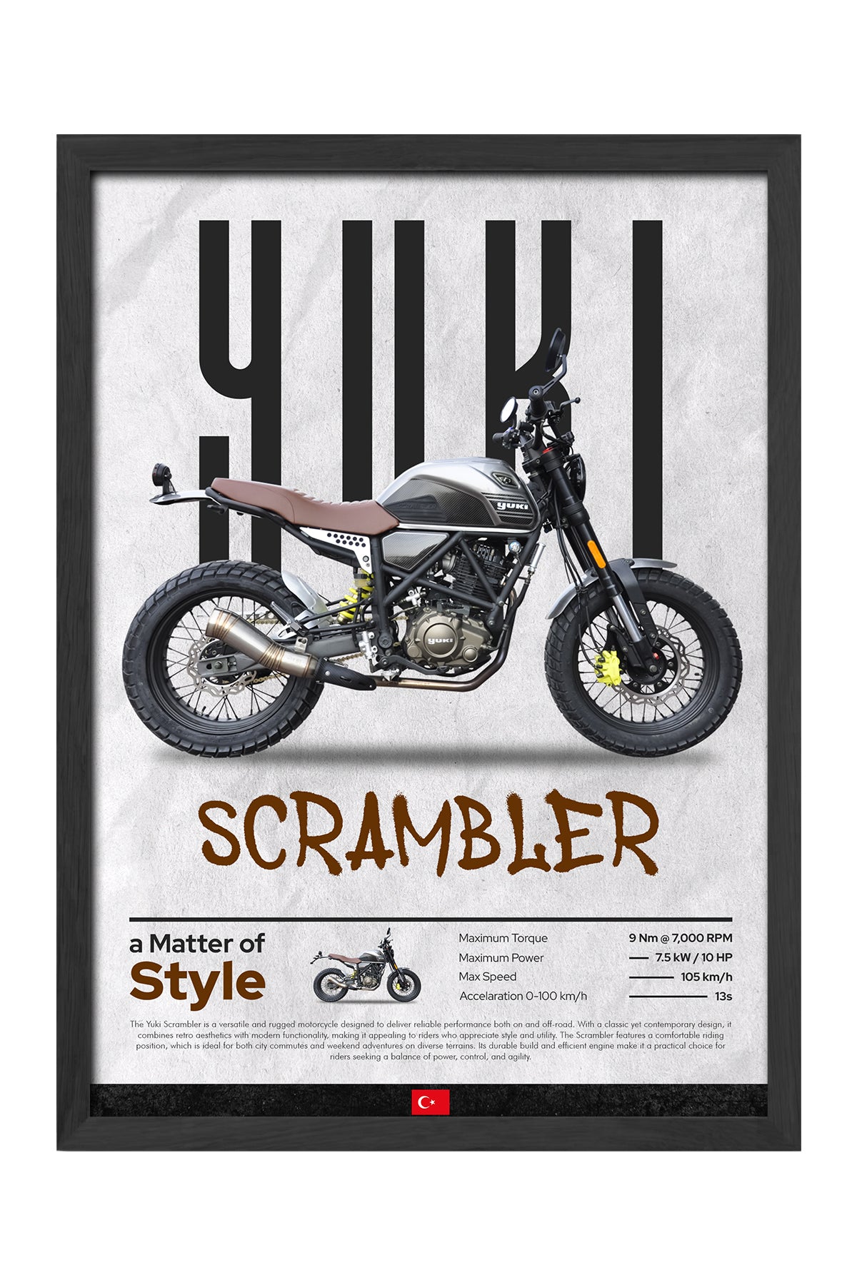 Yuki Scrambler Beyaz