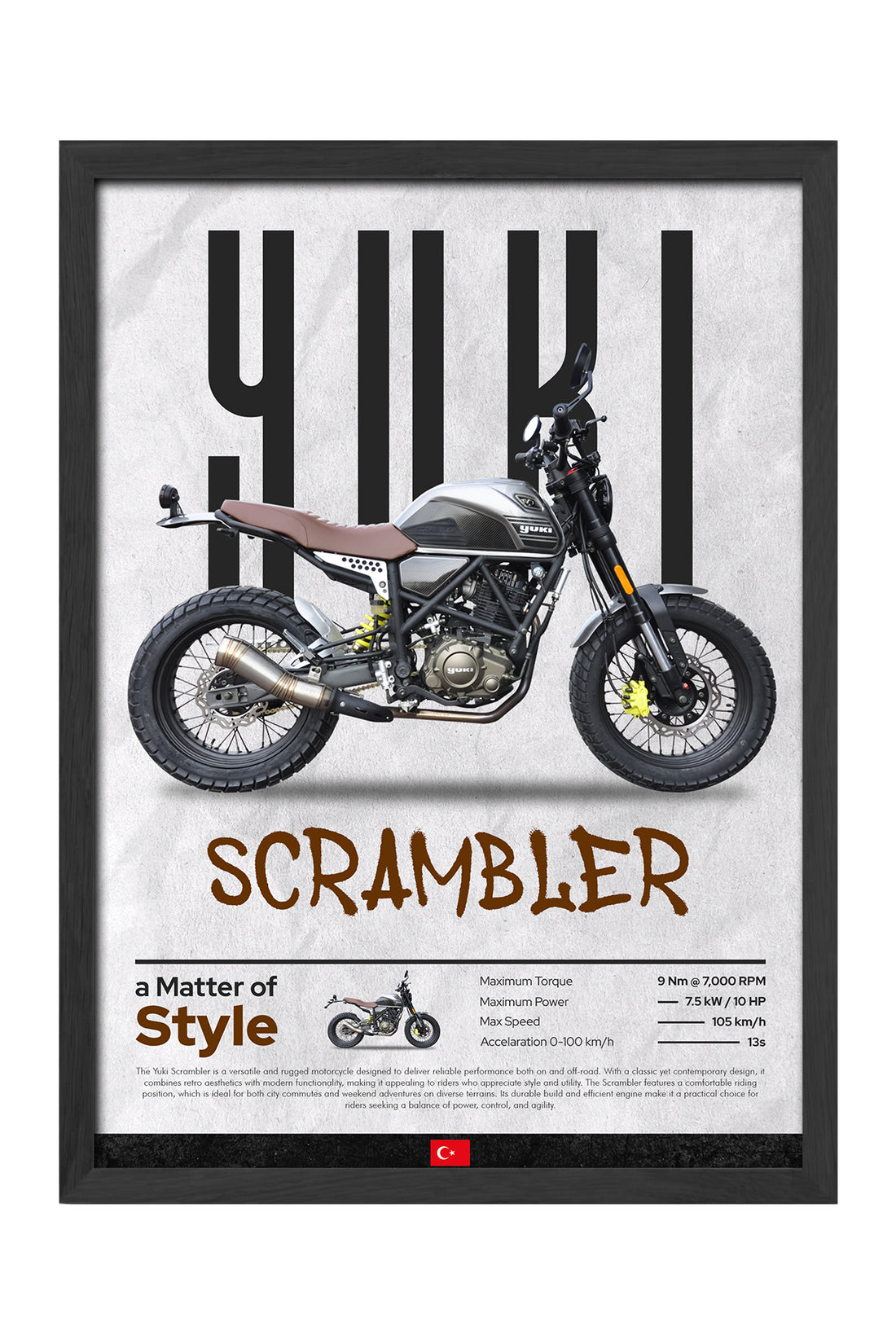 Yuki Scrambler Beyaz