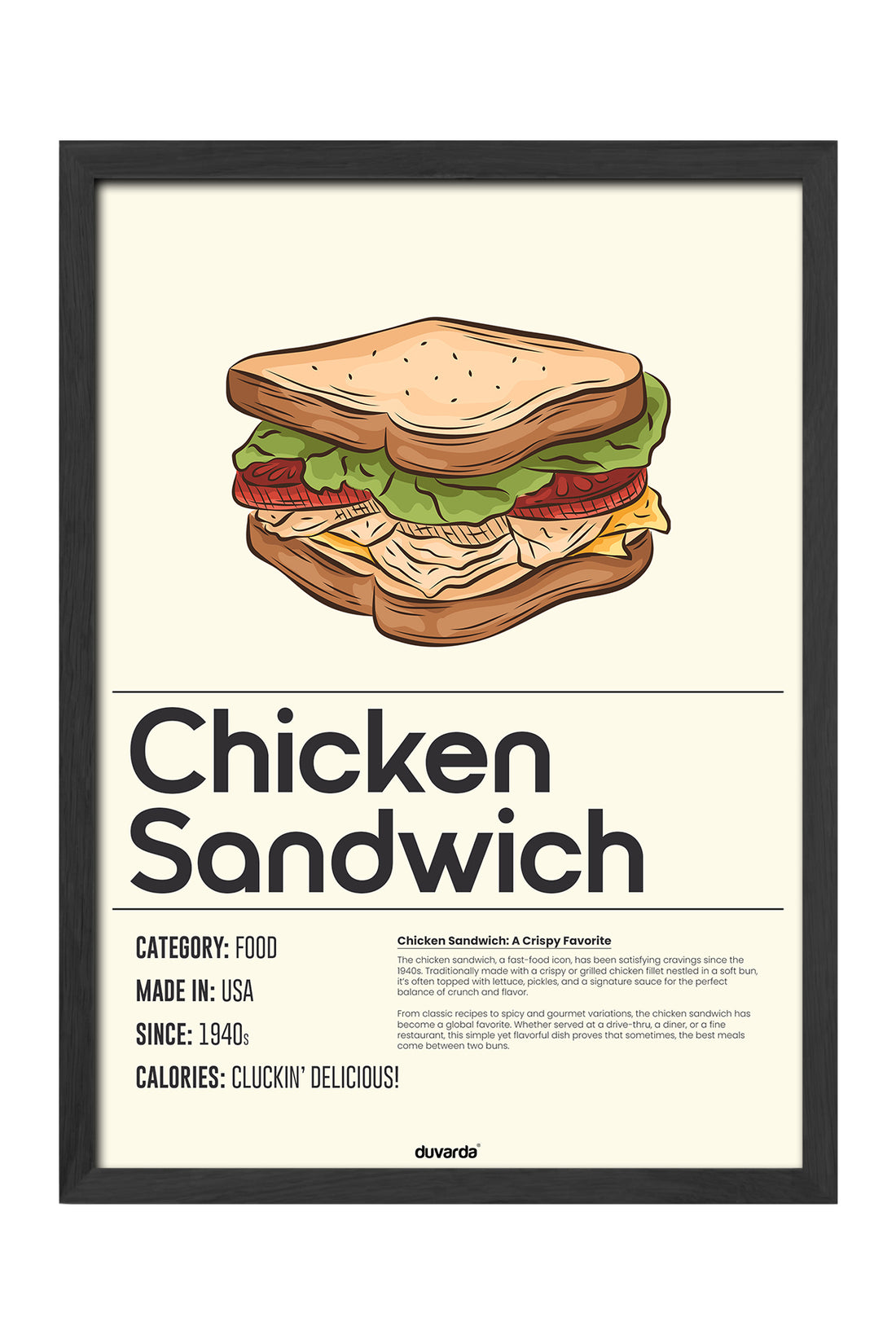 Chicken Sandwich - tablo