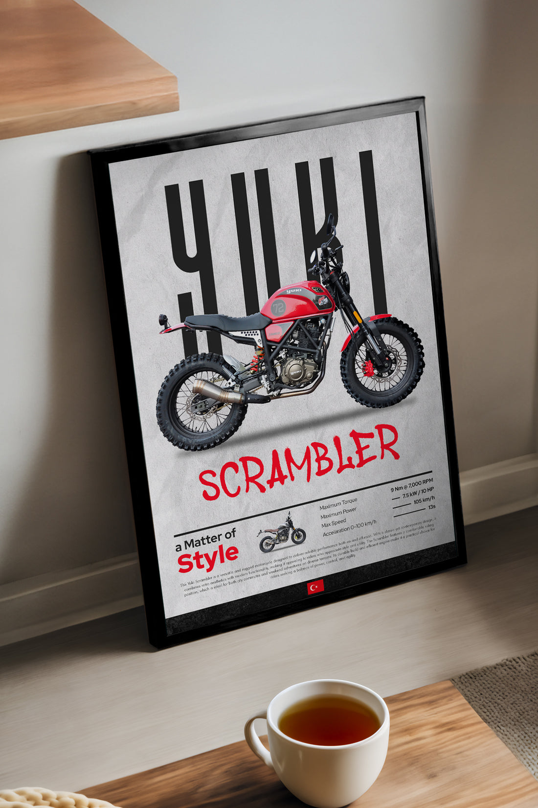 Yuki Scrambler Kırmızı