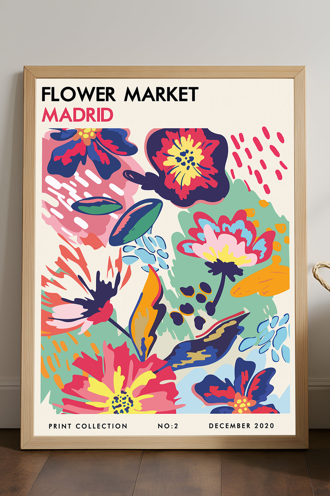 Flower Market Madrid - tablo