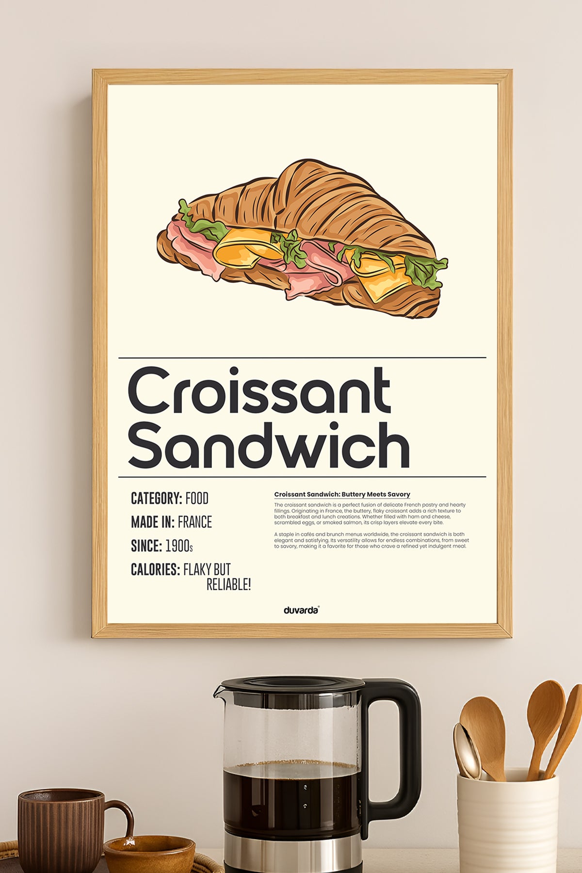 Croissant Sandwich Doğal