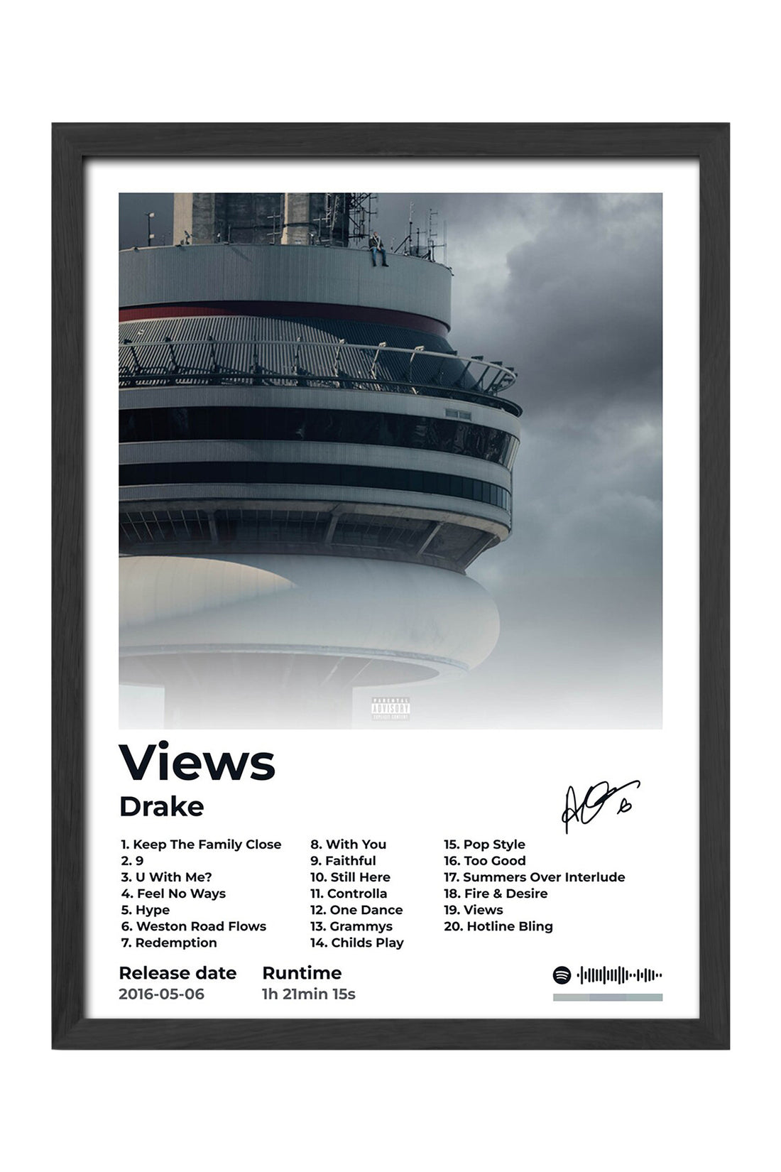 Drake Views - tablo