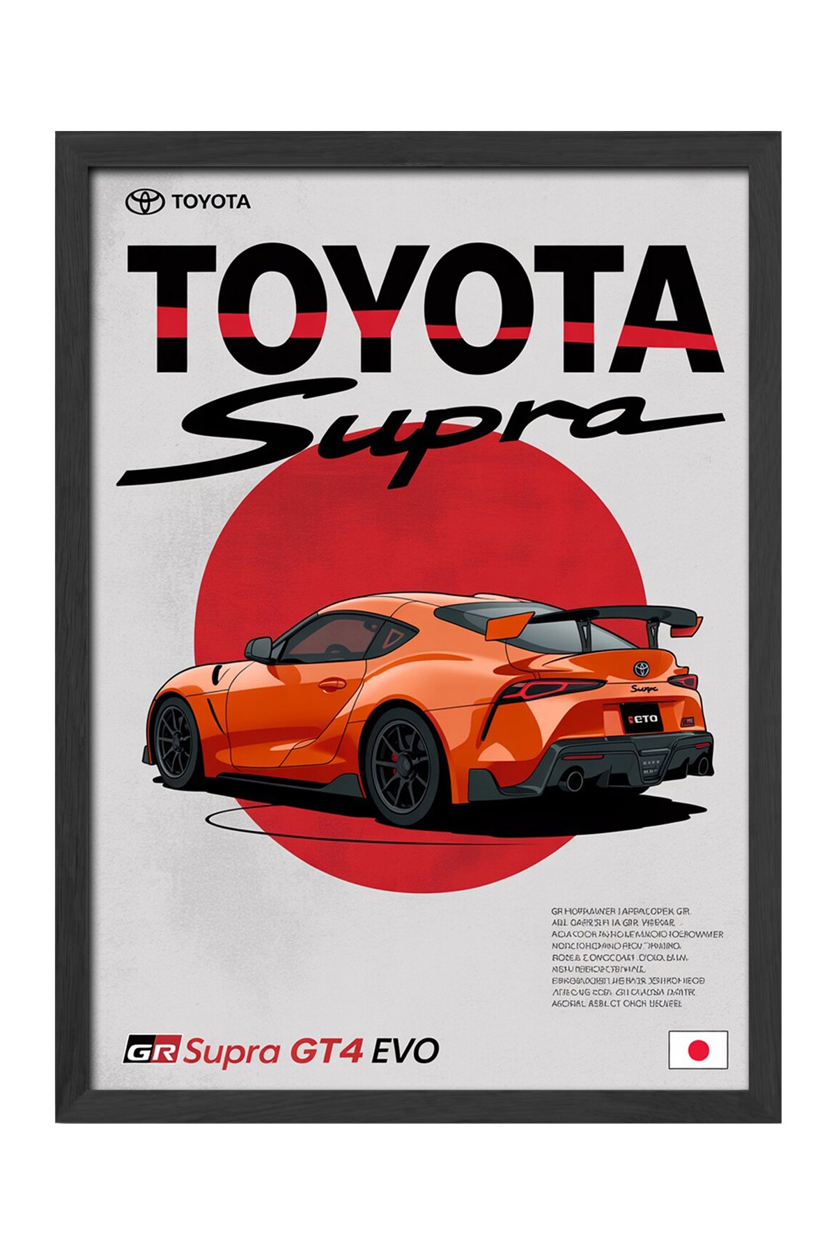 Toyota Supra - tablo