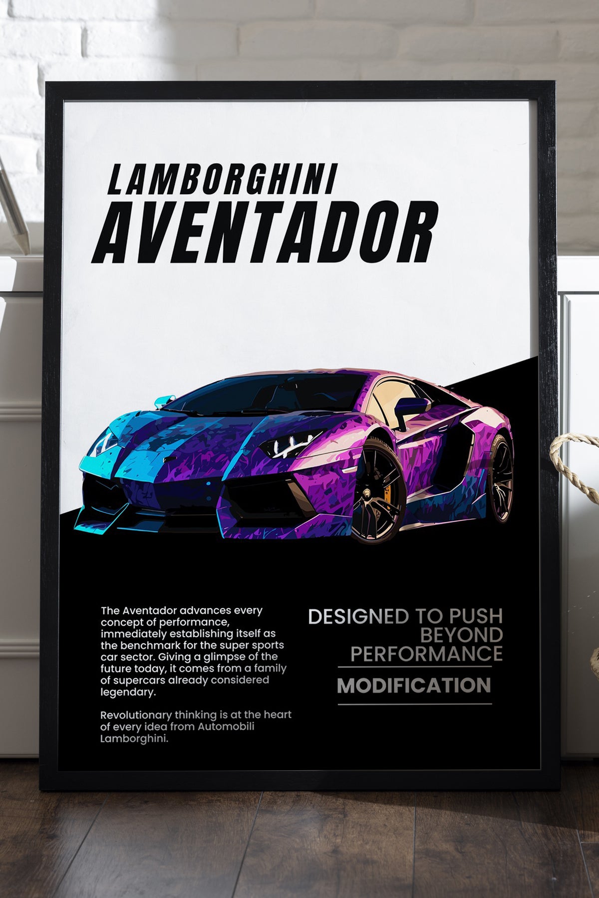 Lamborghini Aventador - tablo