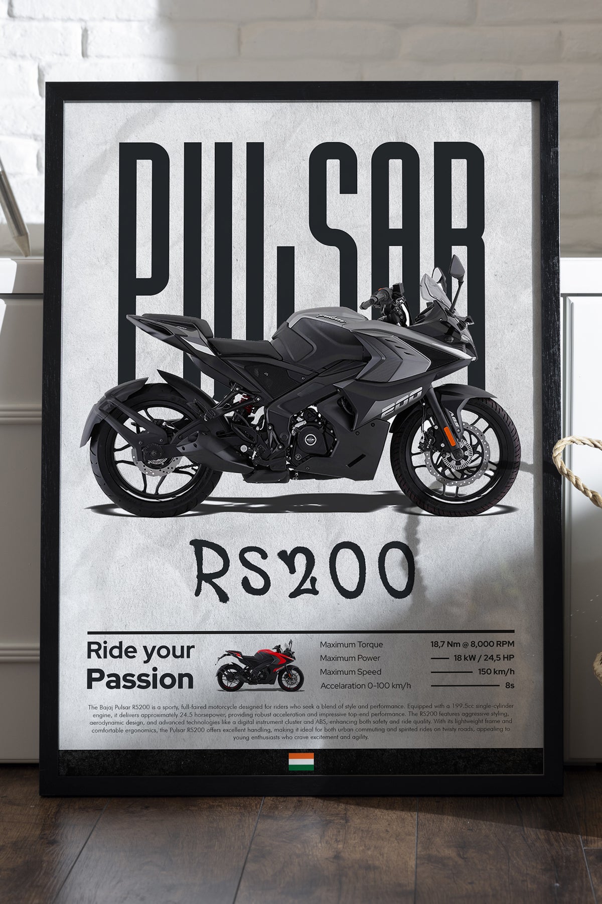Bajaj RS200 Siyah
