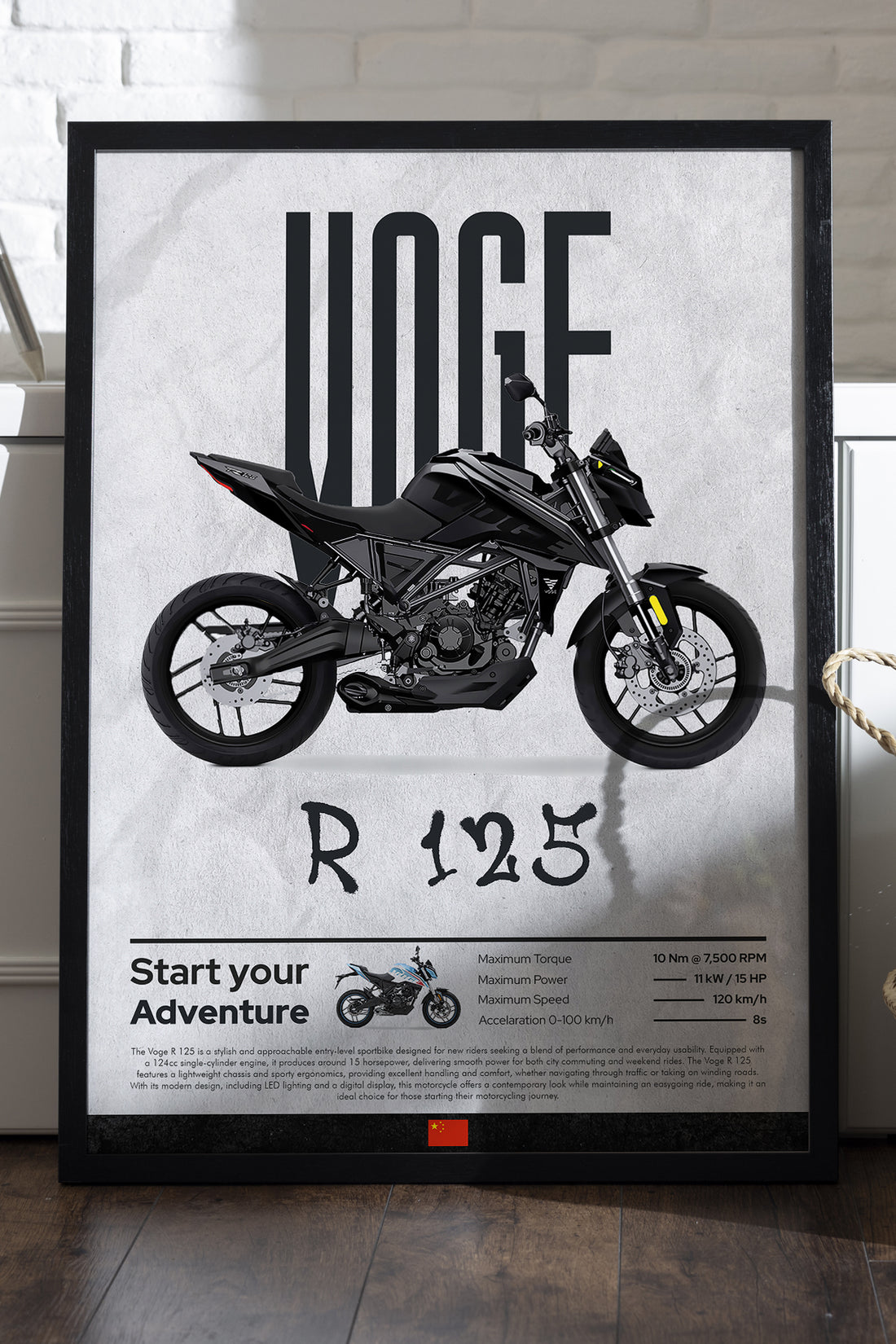 Voge R 125 Siyah